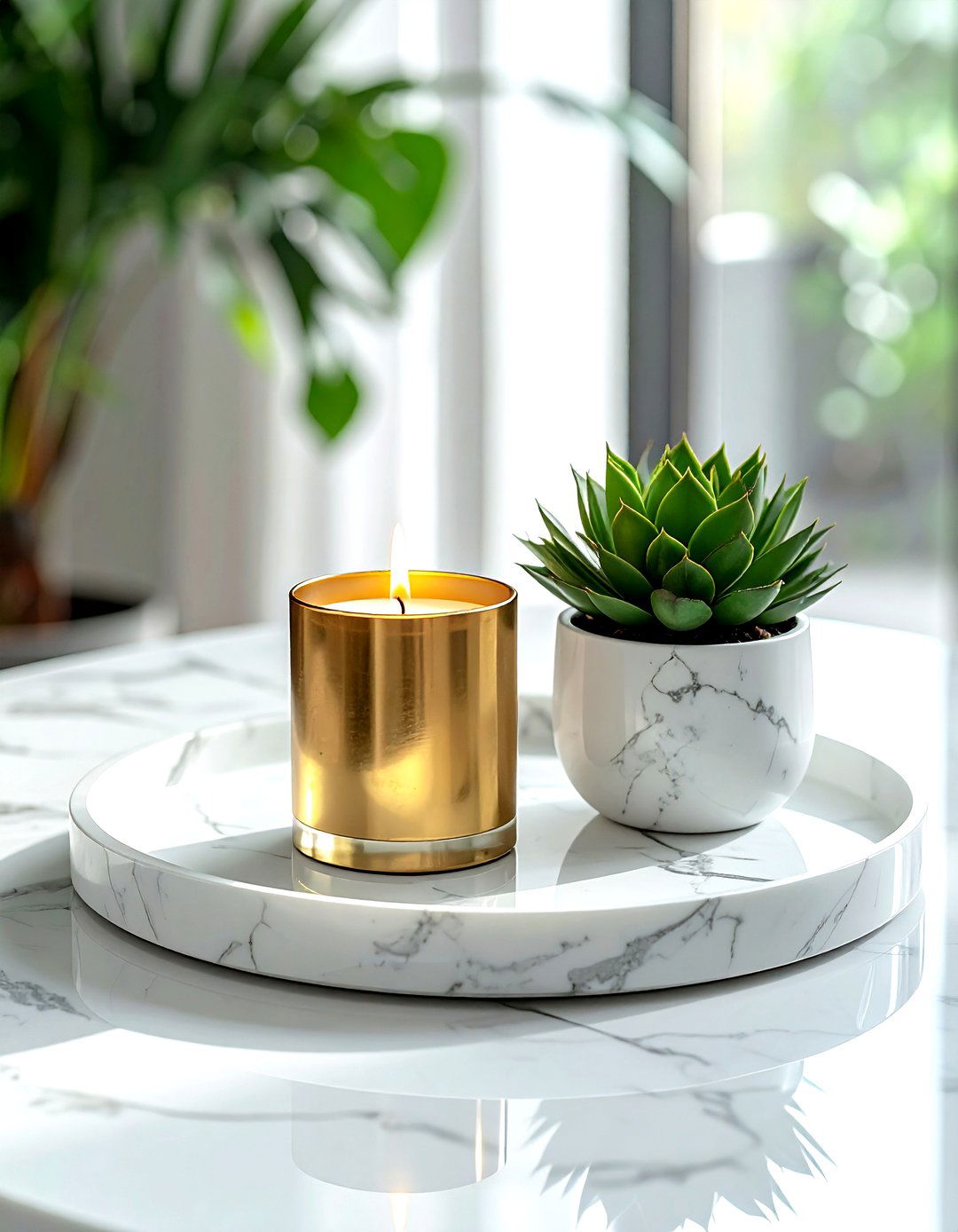 Coffee Table Tray - 30 living room organization ideas