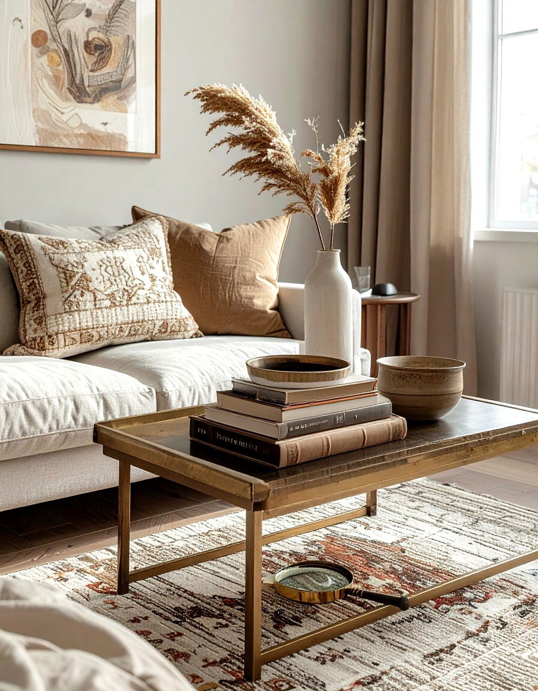 Coffee Table Vignette - 30 thrift store decor ideas