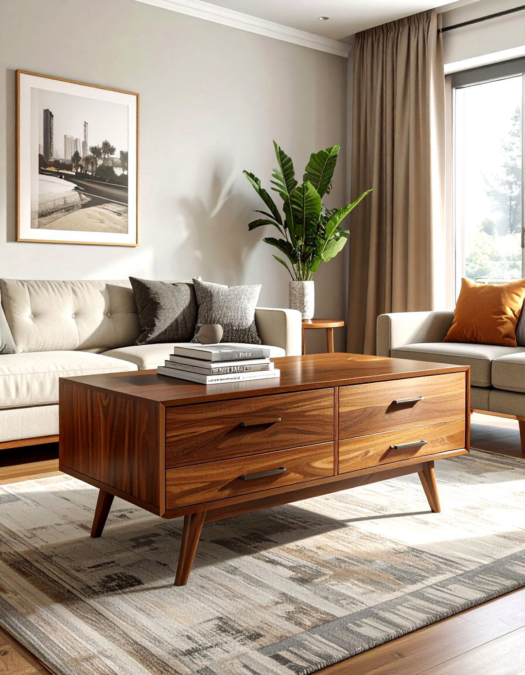 Coffee Table With Drawers - 30 living room creative storage ideas