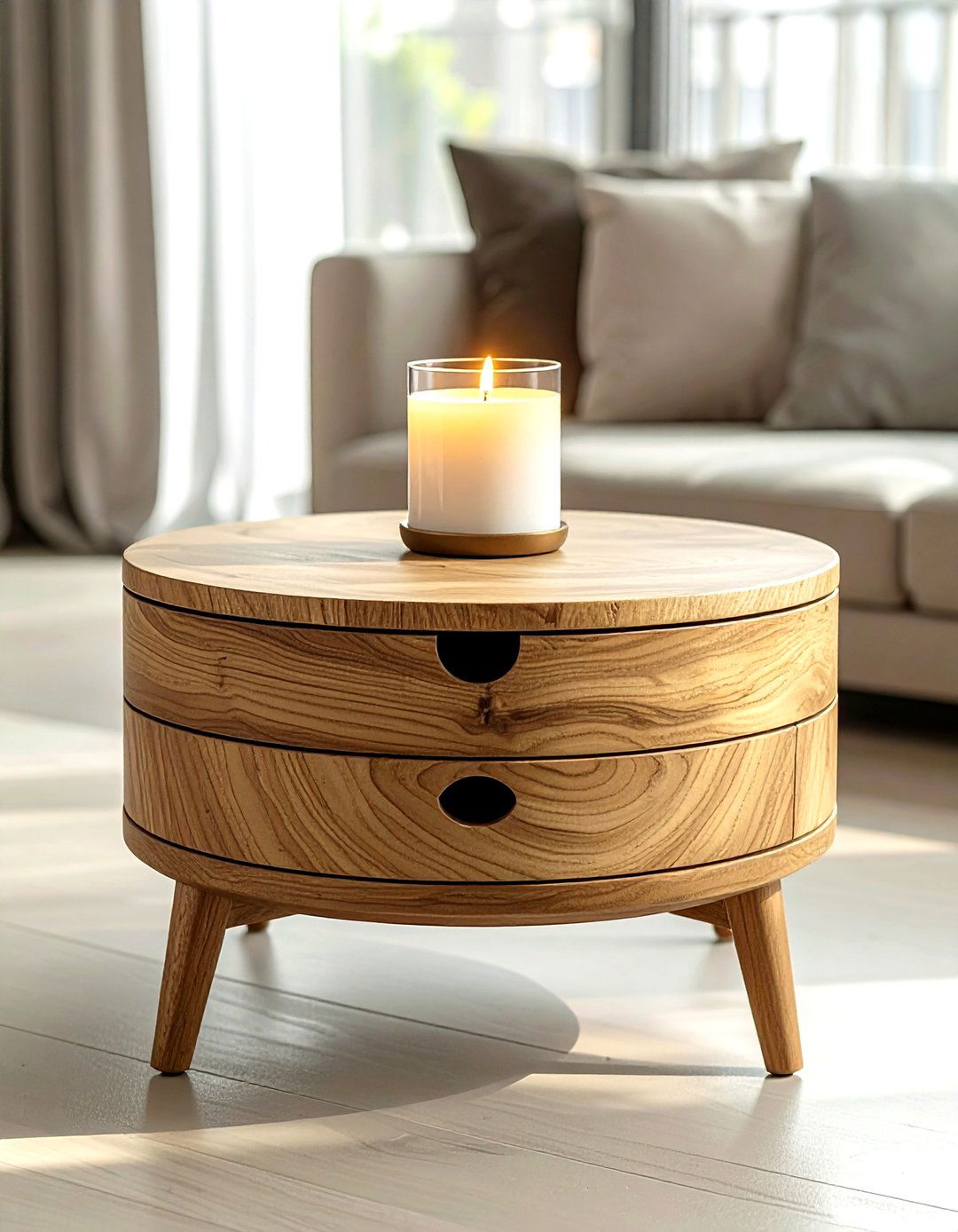 Coffee Table With Drawers - 30 living room organization ideas