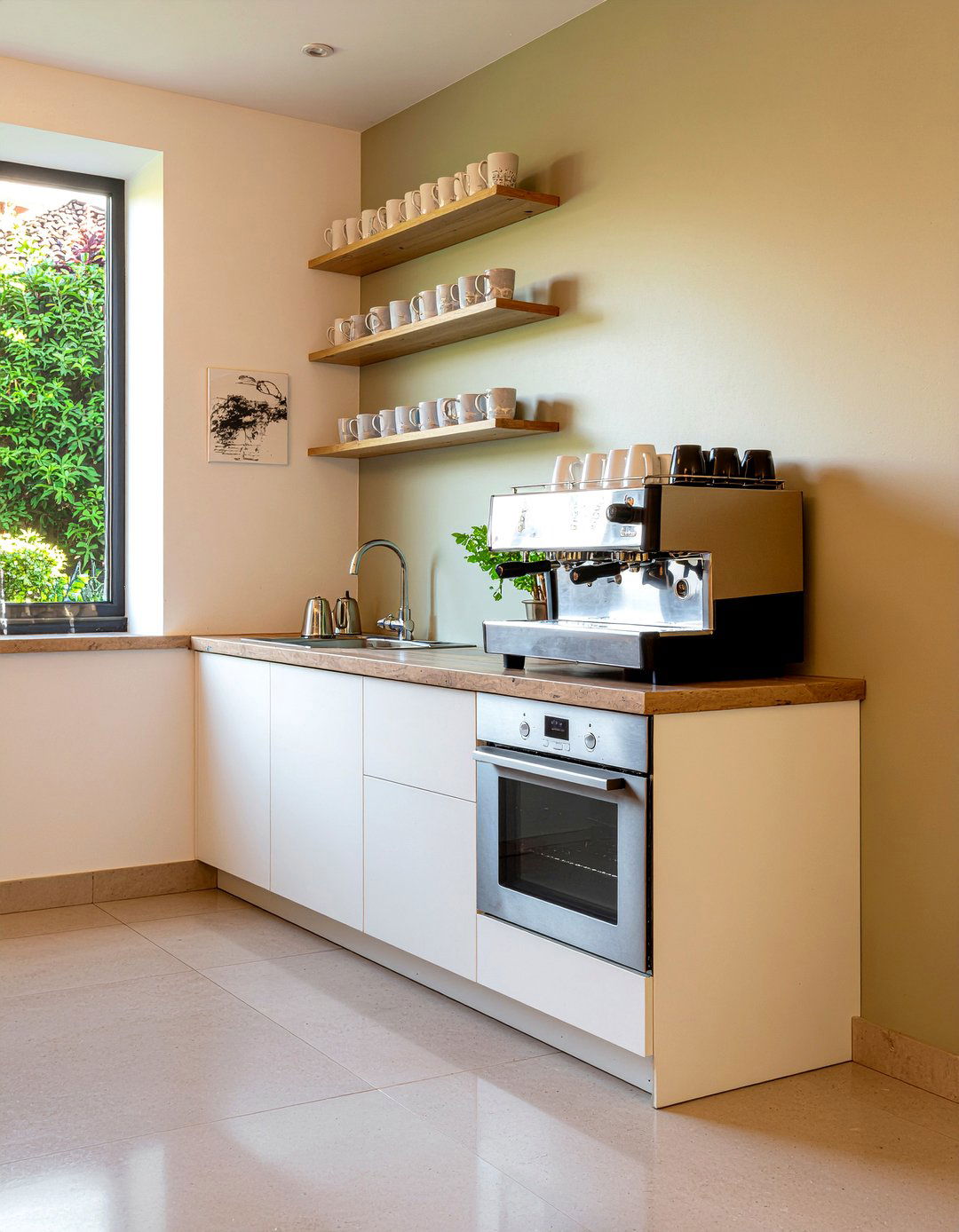Coffee bar station - 30 kitchen feature ideas