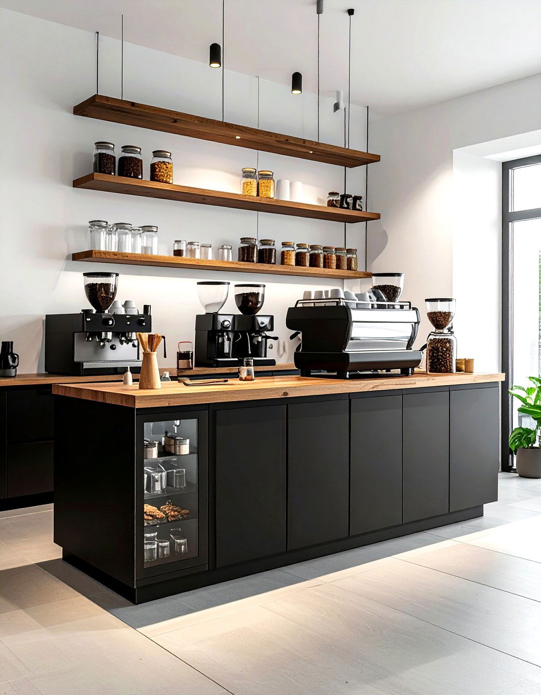 Coffee bar station - 30 kitchen furniture ideas