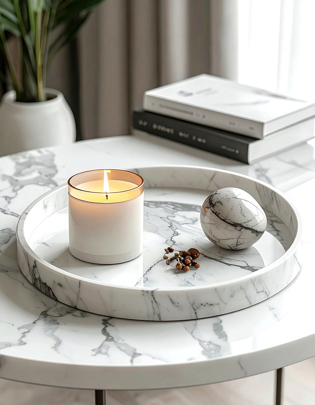Coffee table marble tray - 30 marble tray ideas