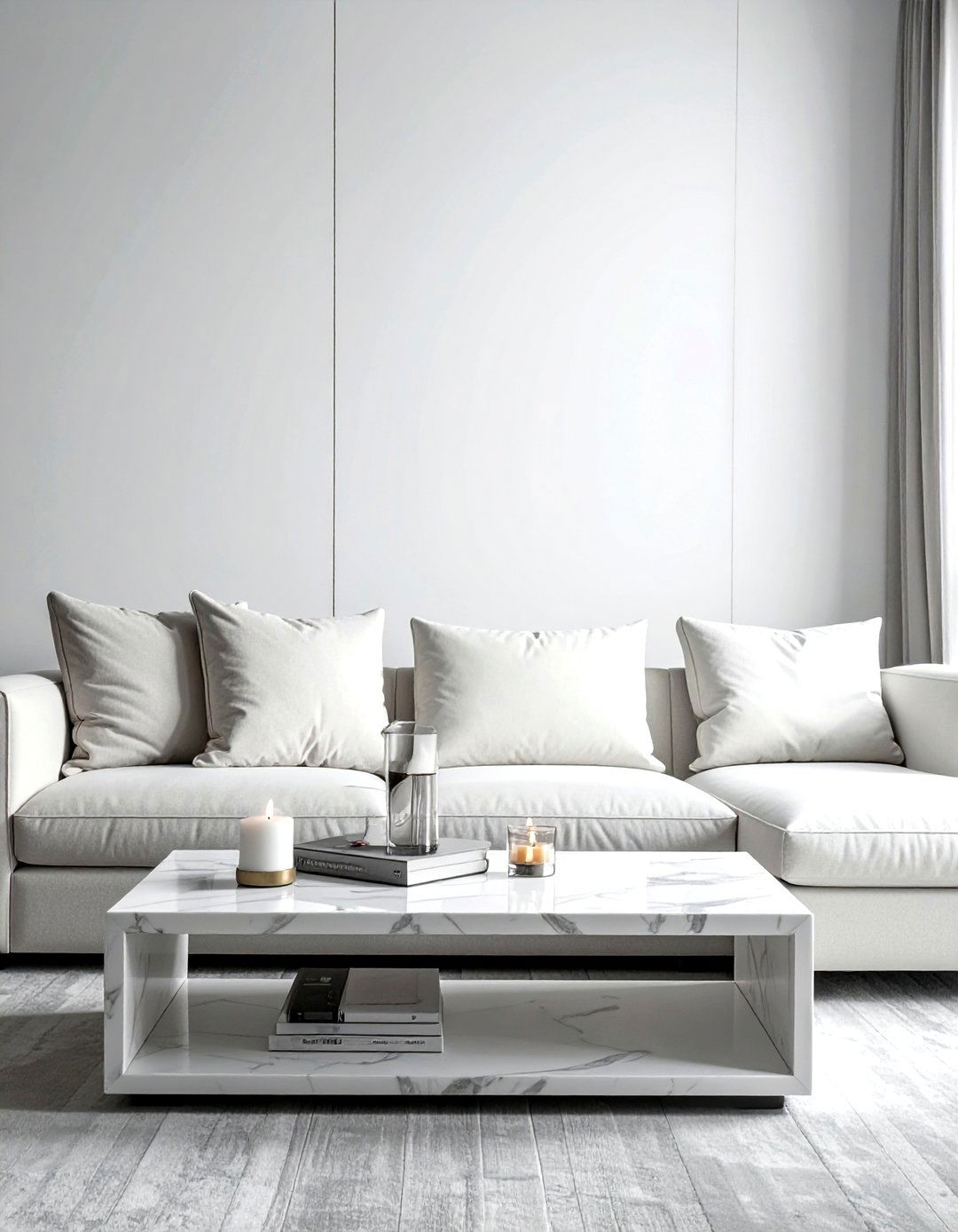 Coffee table to sofa scale - 30 decor proportion ideas