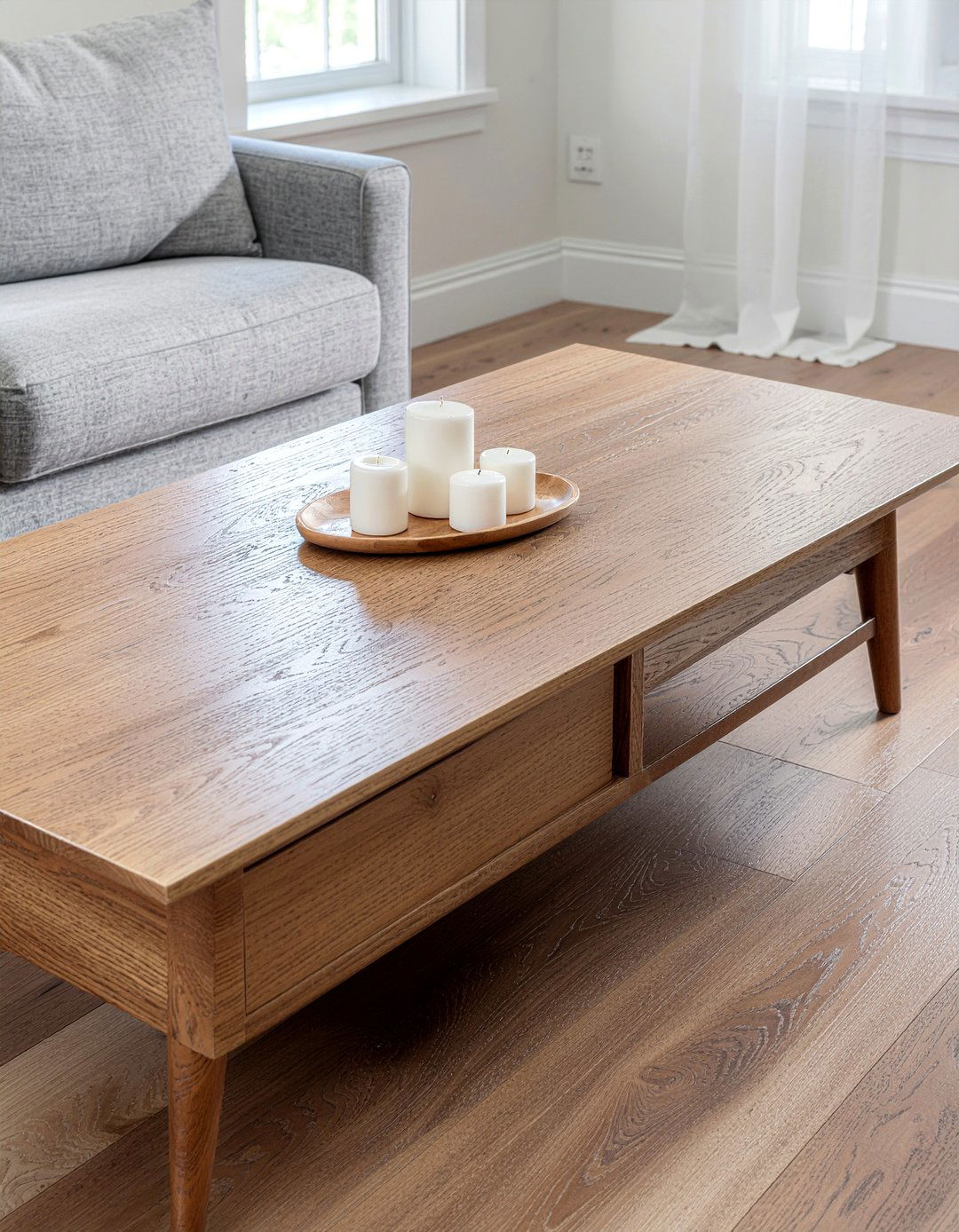 Coffee table with drawers - 30 living room storage unit ideas