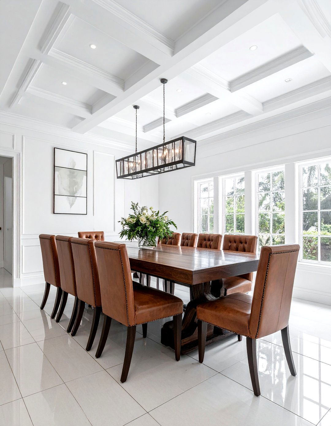 Coffered Ceiling Crown Molding - 30 dining room crown molding ideas