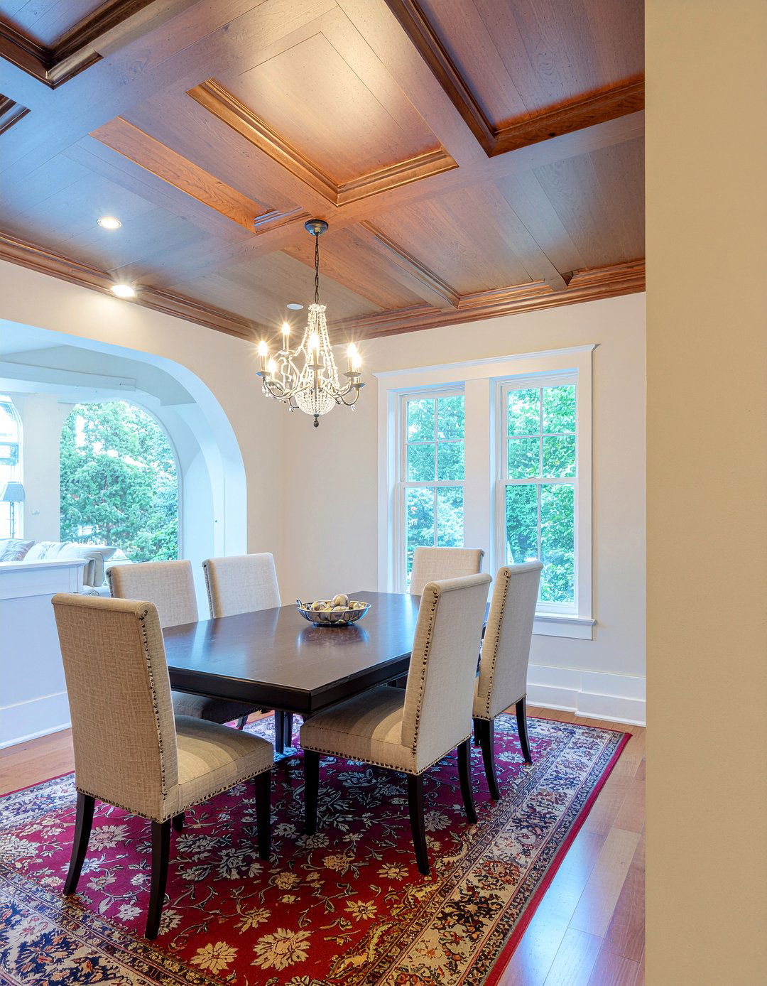 Coffered Ceiling Dining Room - 30 majestic dining room ideas