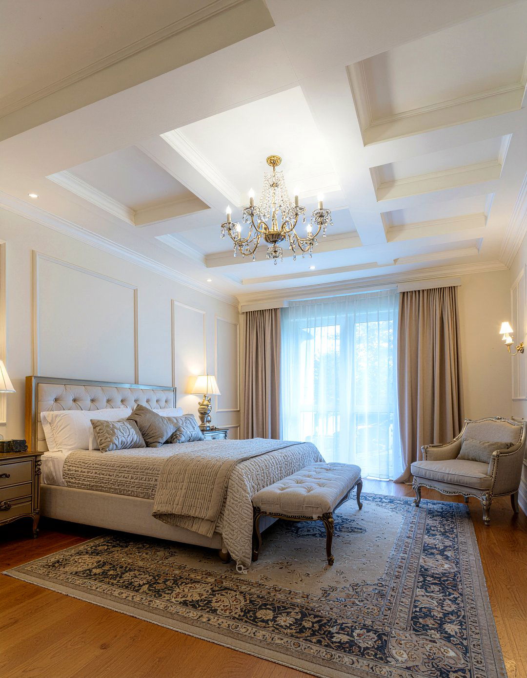 Coffered ceiling bedroom - 30 bedroom ceiling ideas