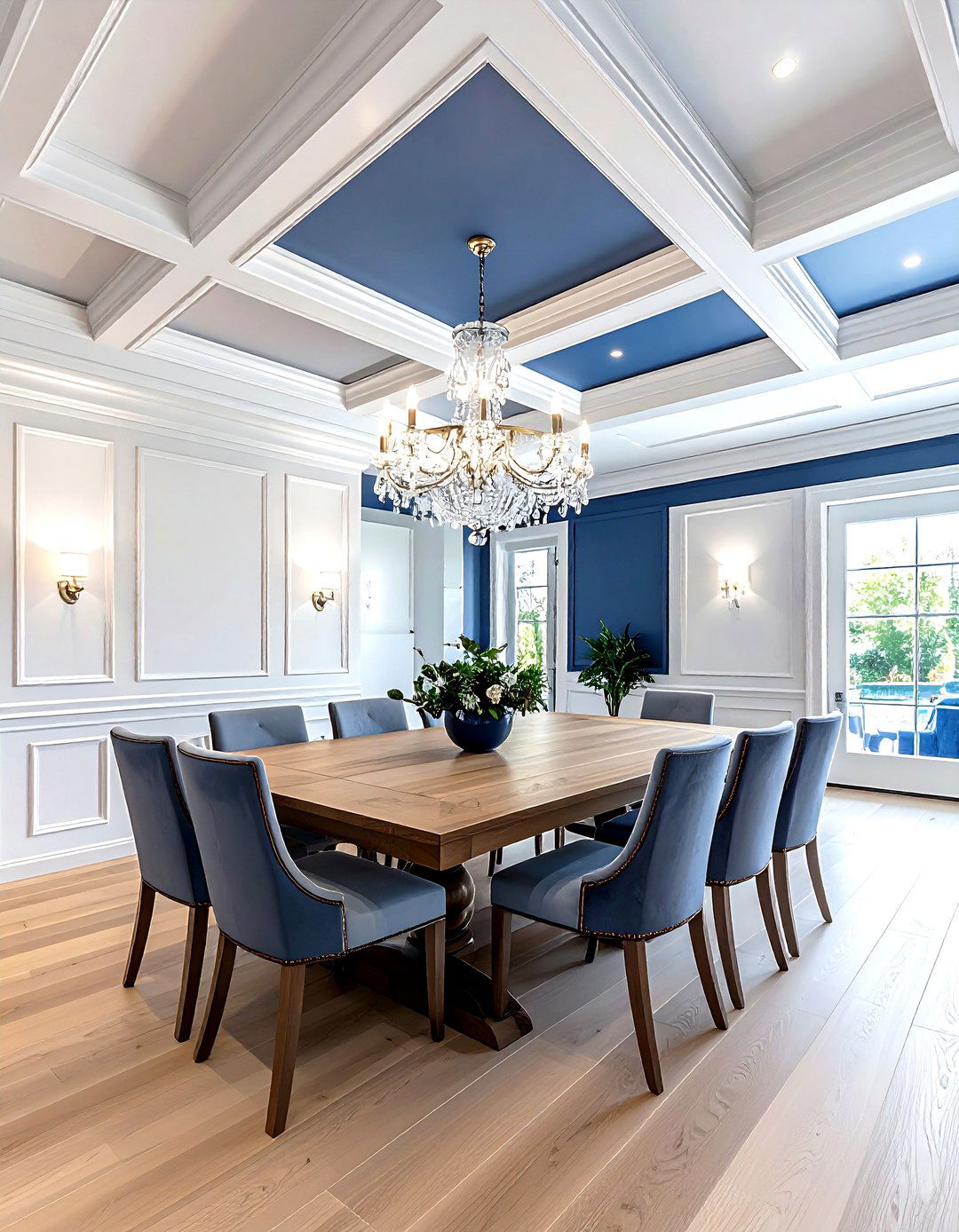 Coffered dining room ceiling - 30 dining room ceiling design ideas