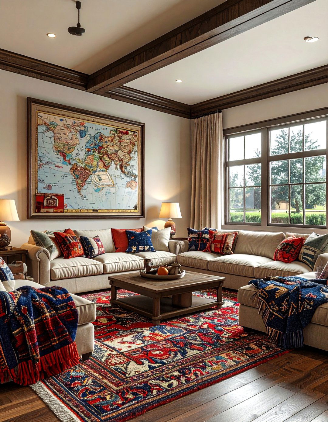 College Sports Living Room - 30 sports themed living room ideas