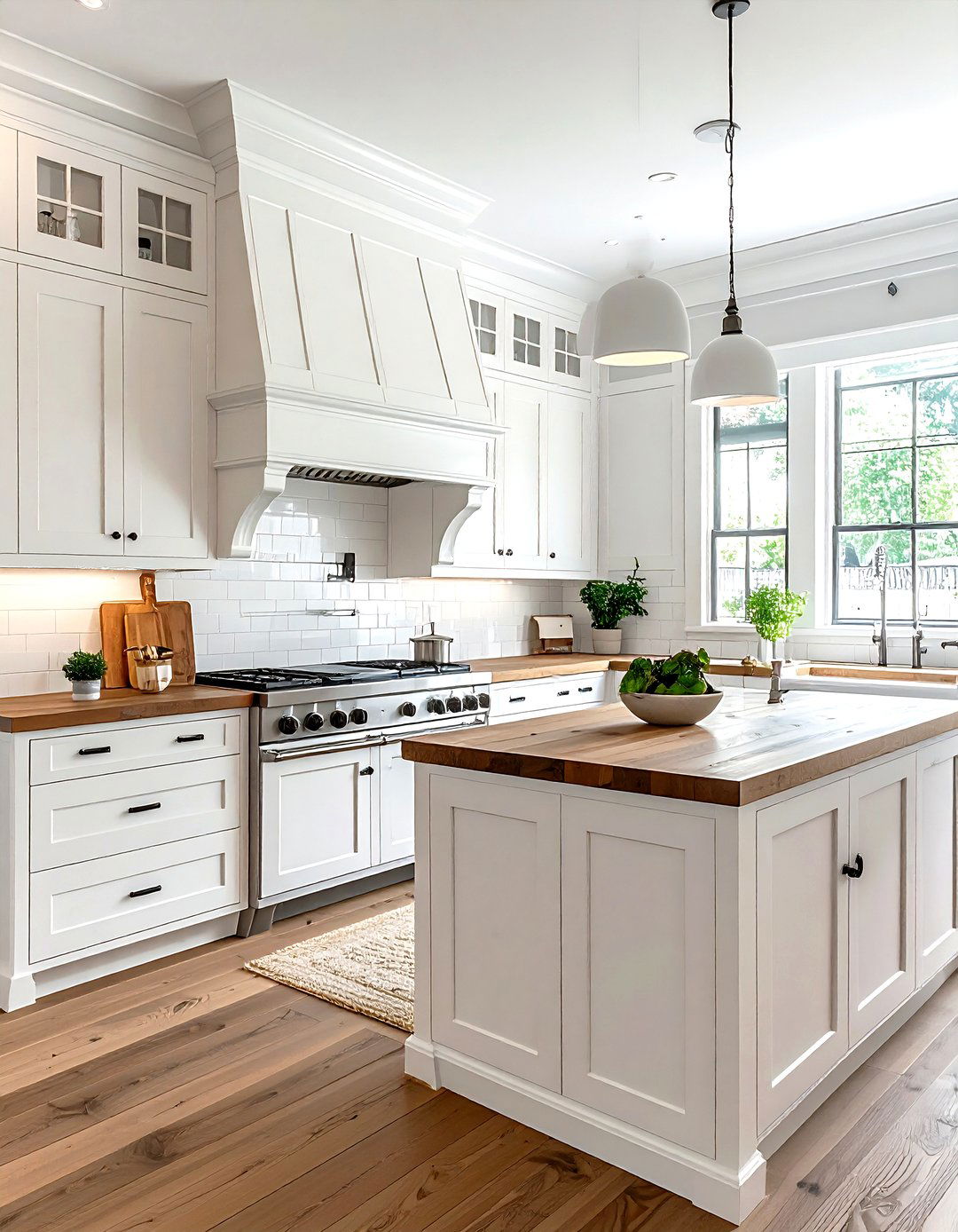 Colonial kitchen with shaker cabinets - 30 colonial home decor ideas