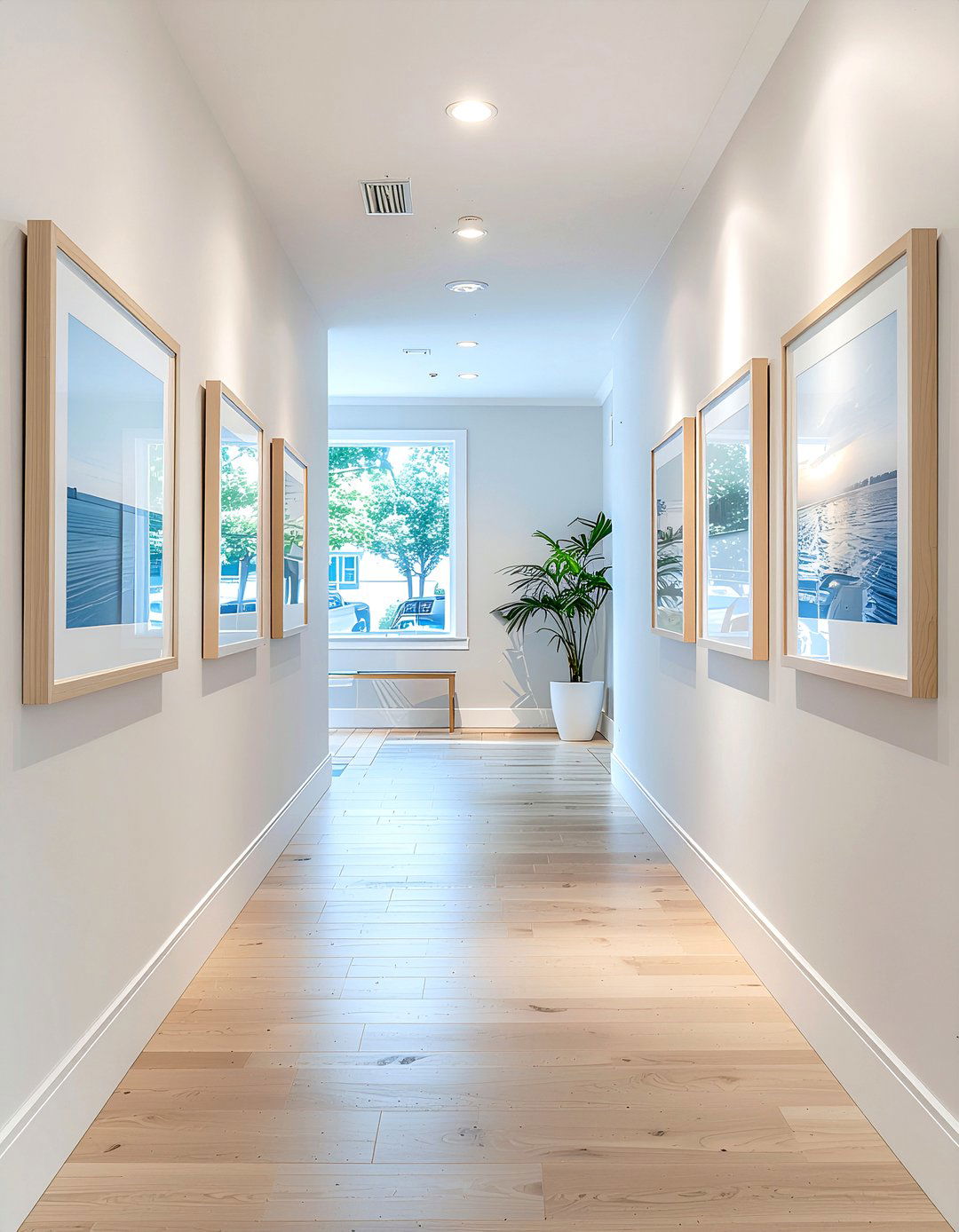 Color Coordinated Gallery - 30 family photo decor ideas