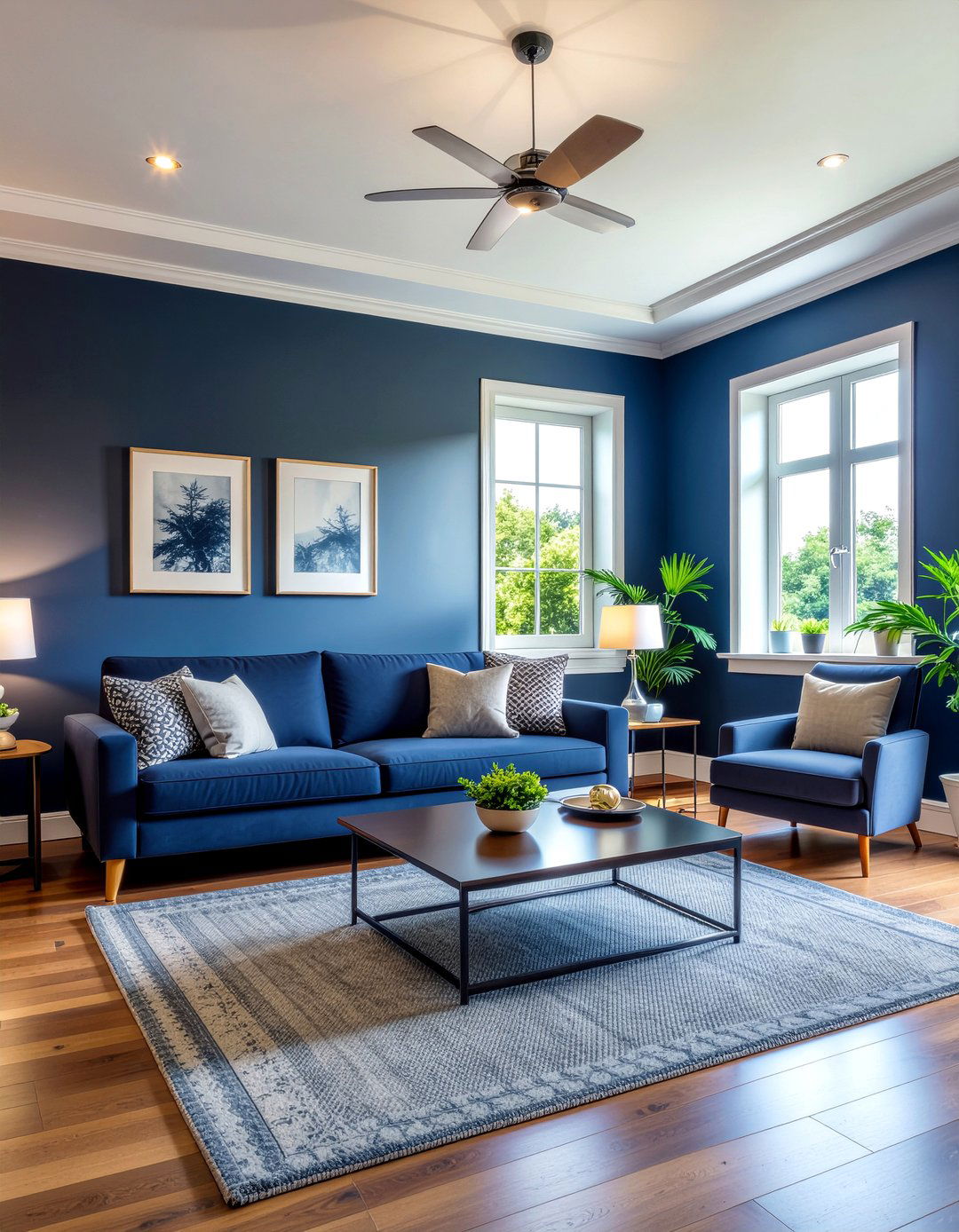 Color Drenched Living Room - 30 popular living room ideas