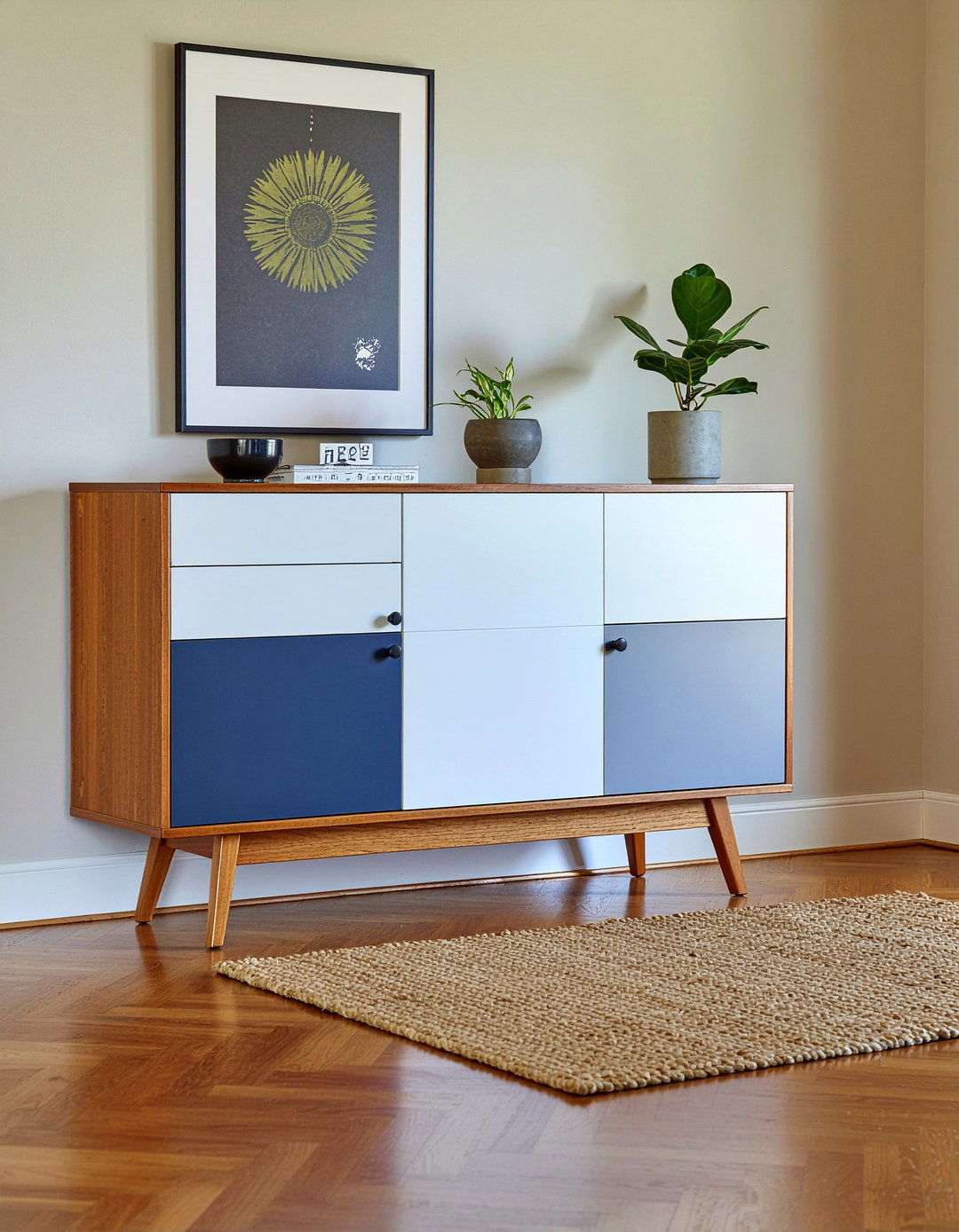 Color block furniture - 30 living room color blocking ideas