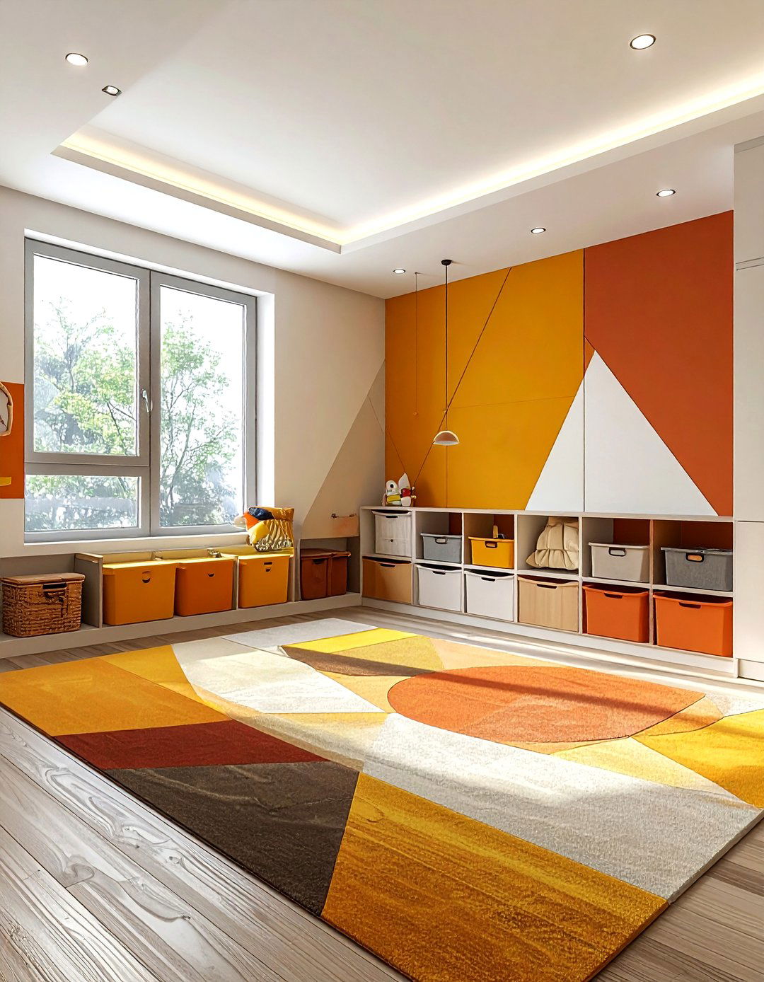 Color block playroom - 30 playroom decor ideas