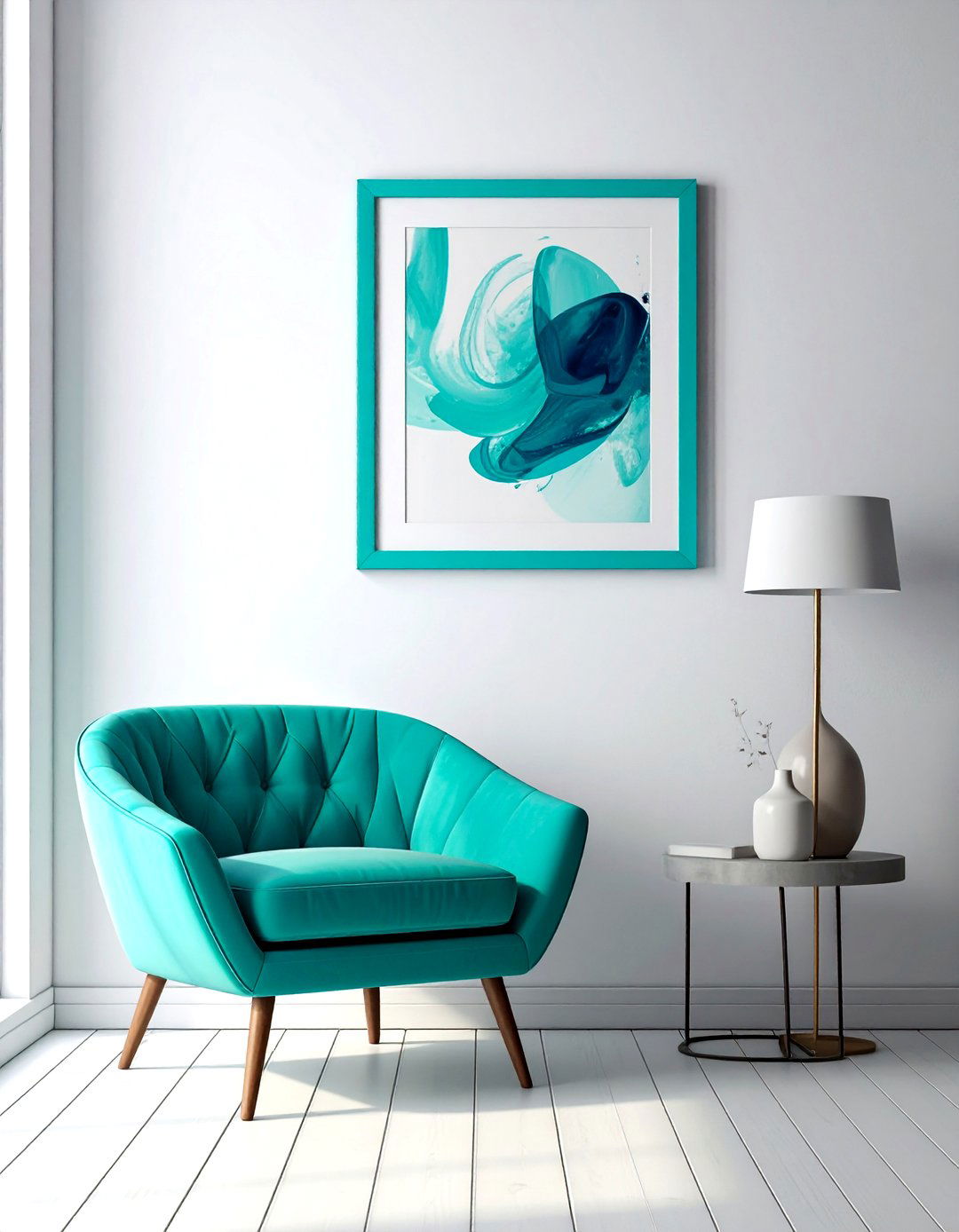 Colored Picture Frame - 30 picture frame ideas