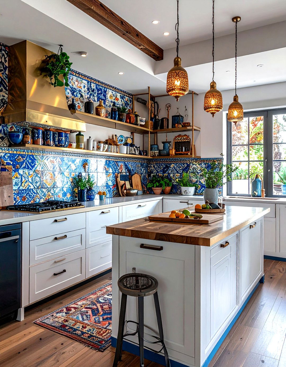 Colorful Backsplash - 30 conversation starter decor ideas