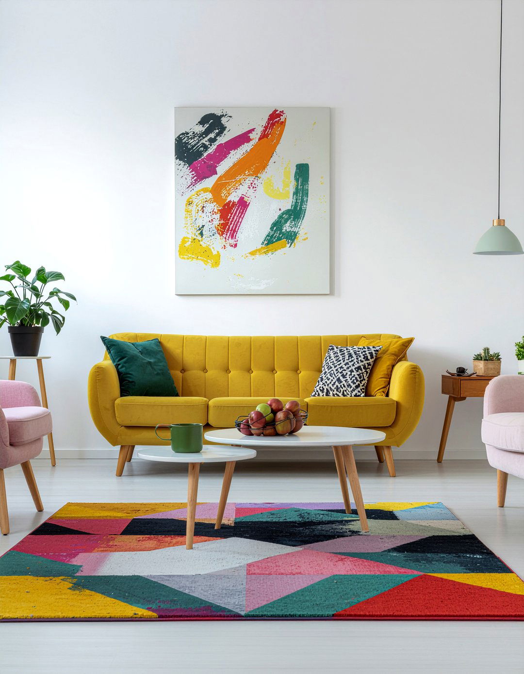 Colorful Danish living room - 30 Danish living room ideas