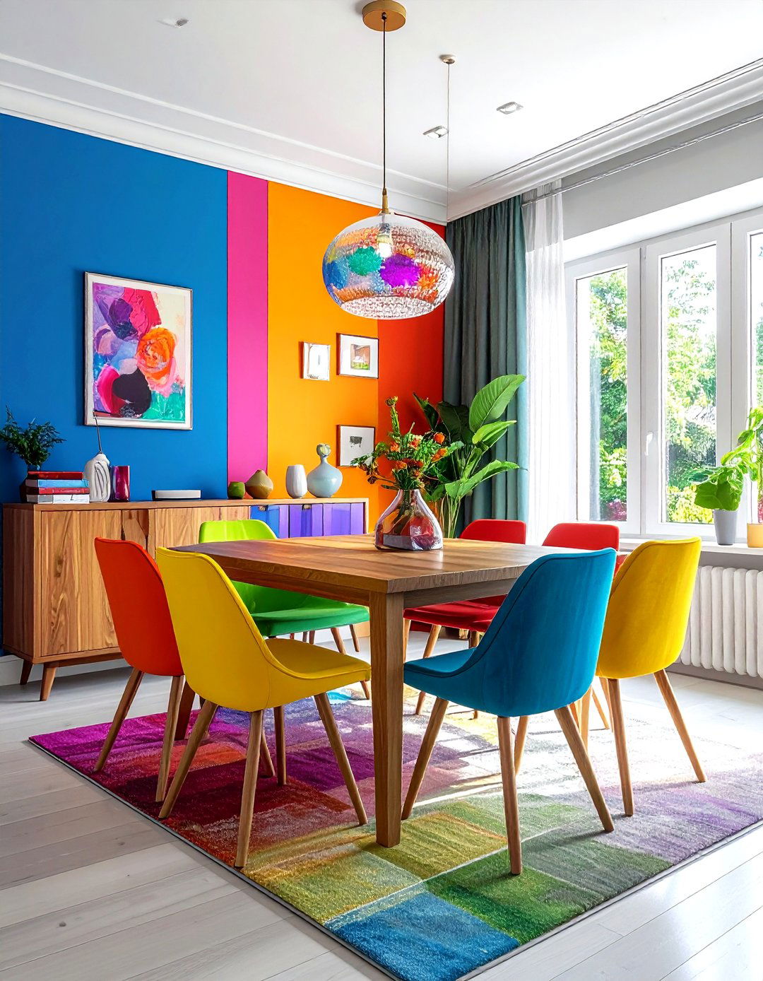 Colorful Dining Room - 30 popular dining room ideas