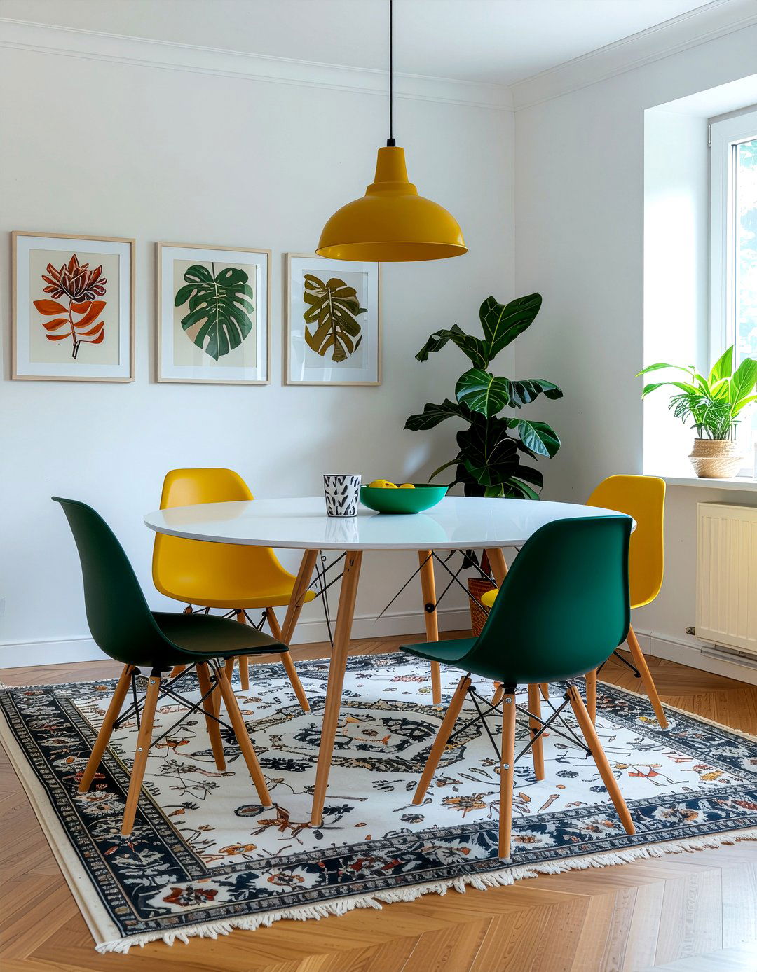 Colorful Dining Room Chairs - 30 everyday dining room ideas