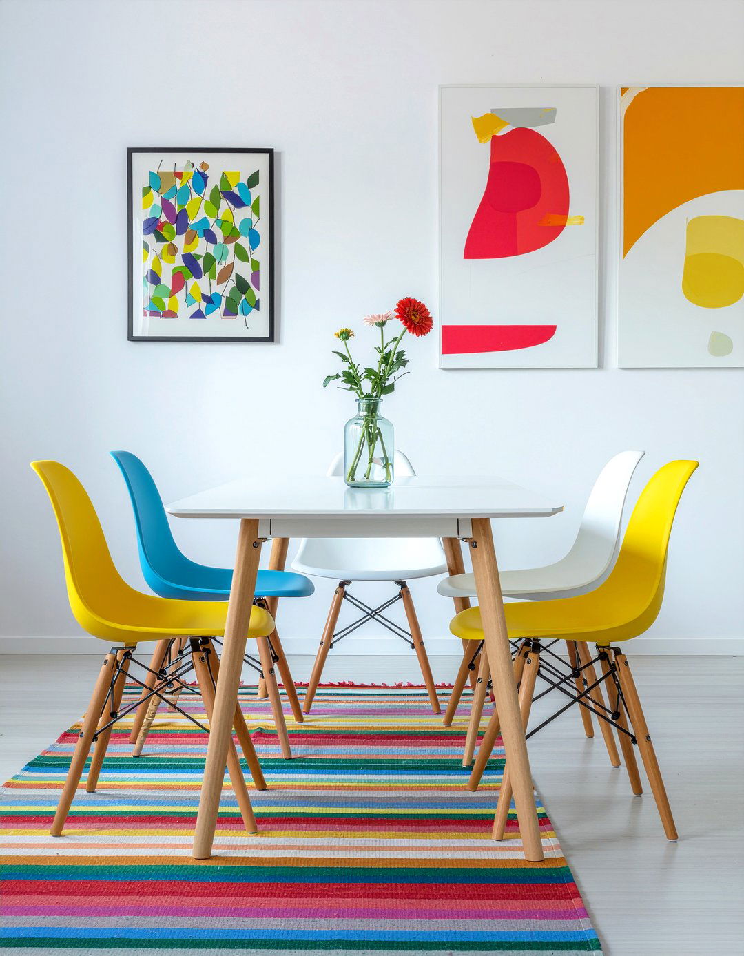 Colorful Dining Room Chairs - 30 great room dining ideas