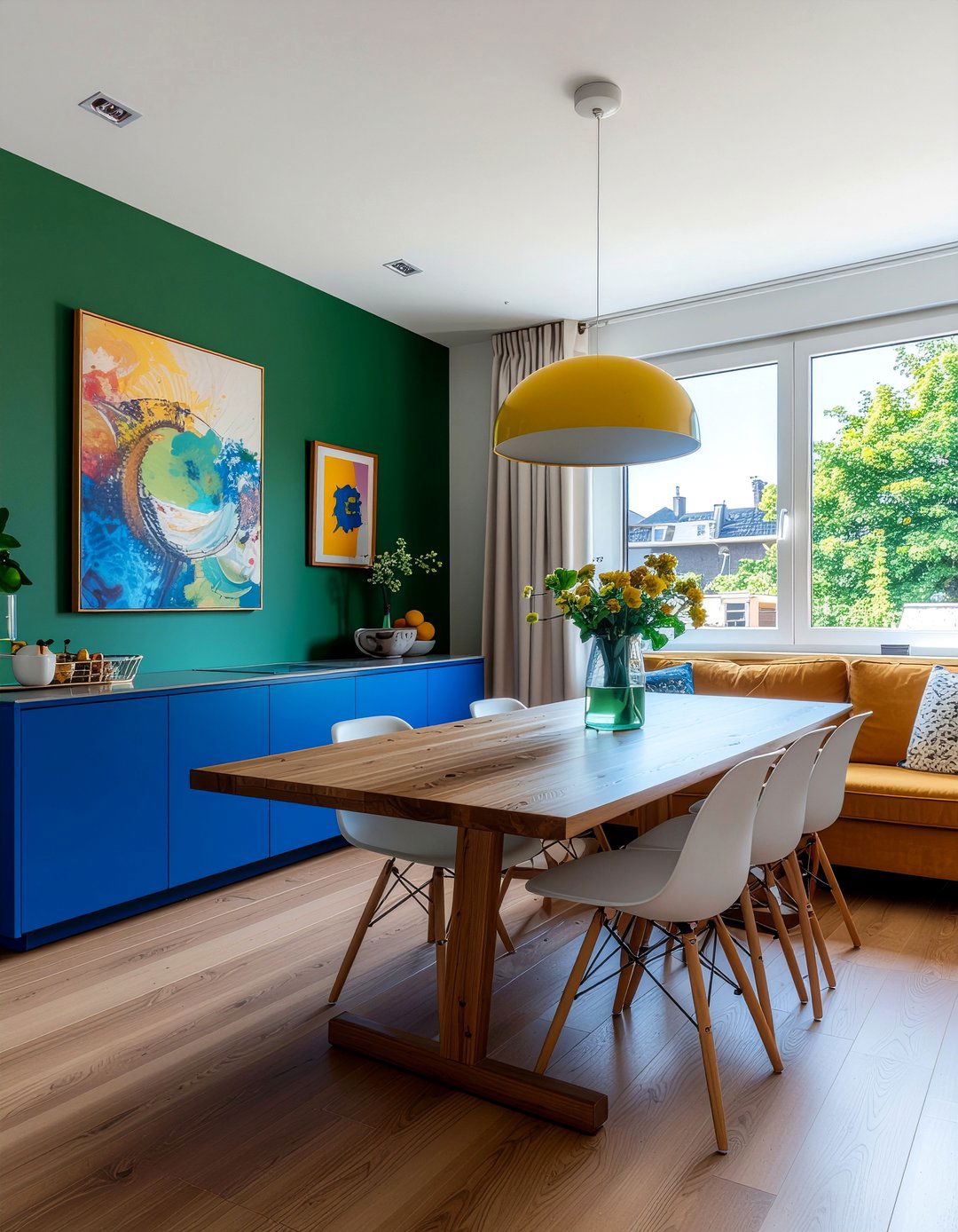 Colorful Dutch Dining Area - 30 Dutch dining room ideas