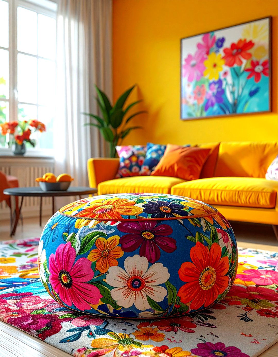 30 Stylish Living Room Pouf Seating Ideas for Small Spaces