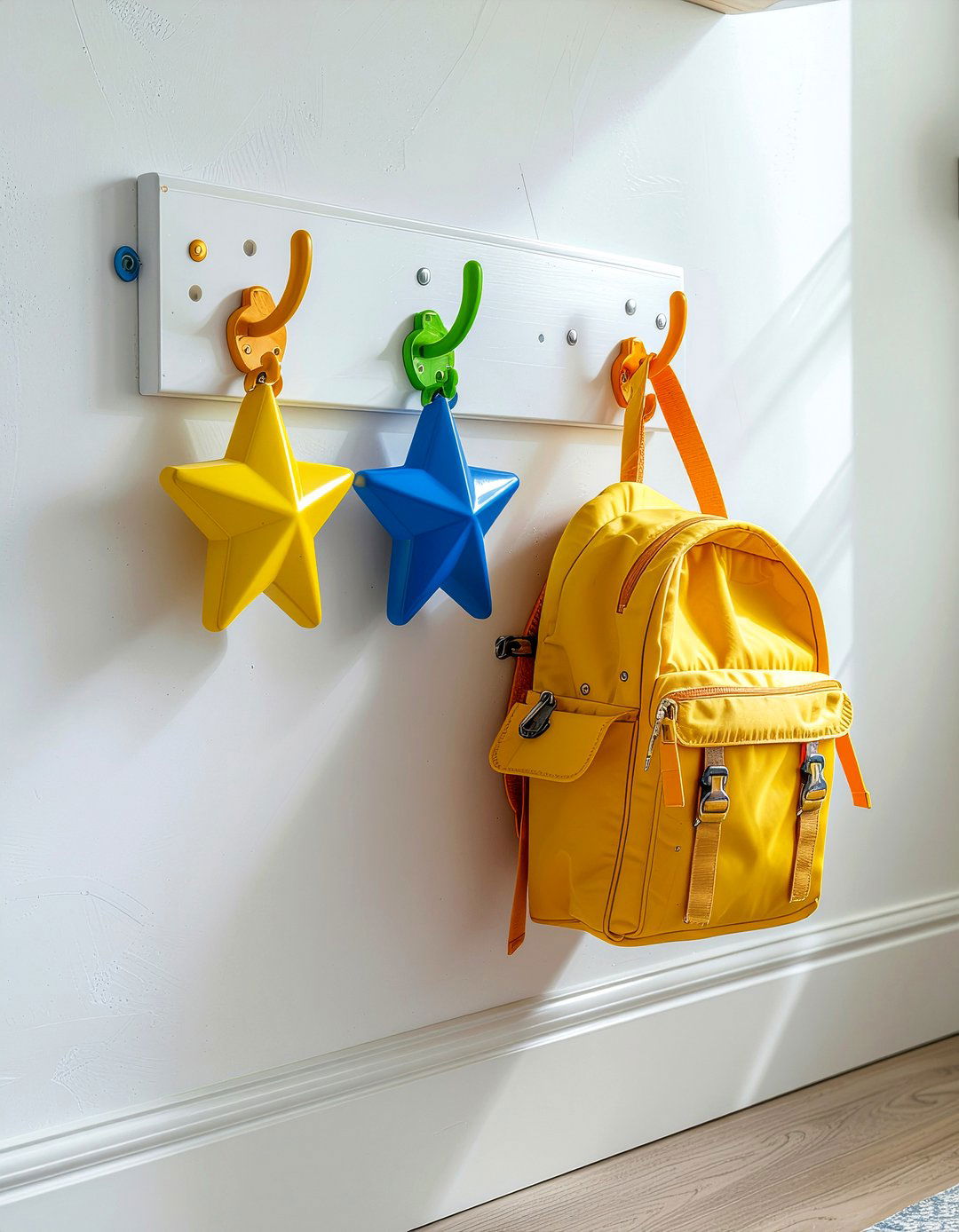 Colorful Kids Wall Hook - 30 entryway hook ideas