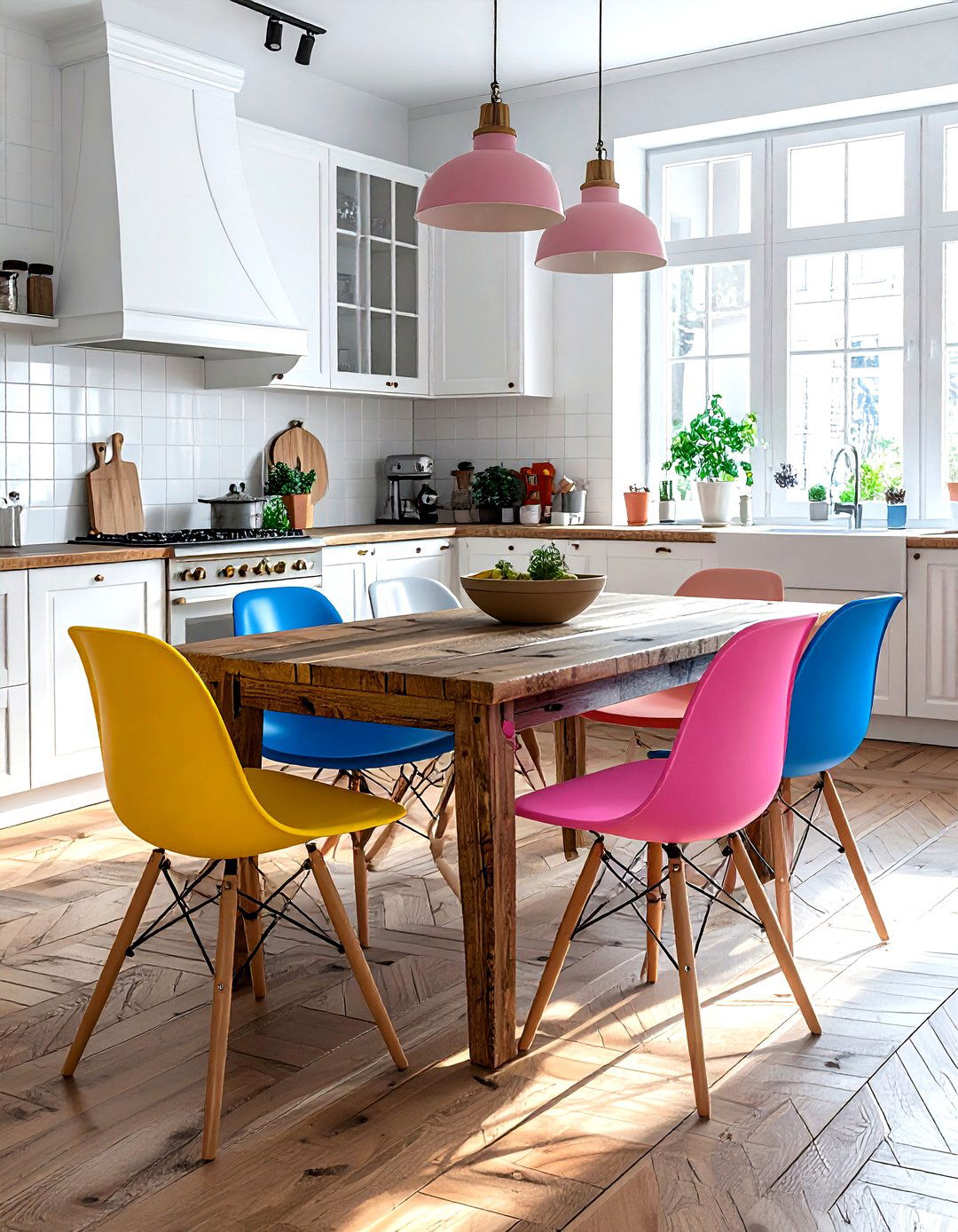 Colorful Kitchen Chairs - 30 kitchen seating ideas