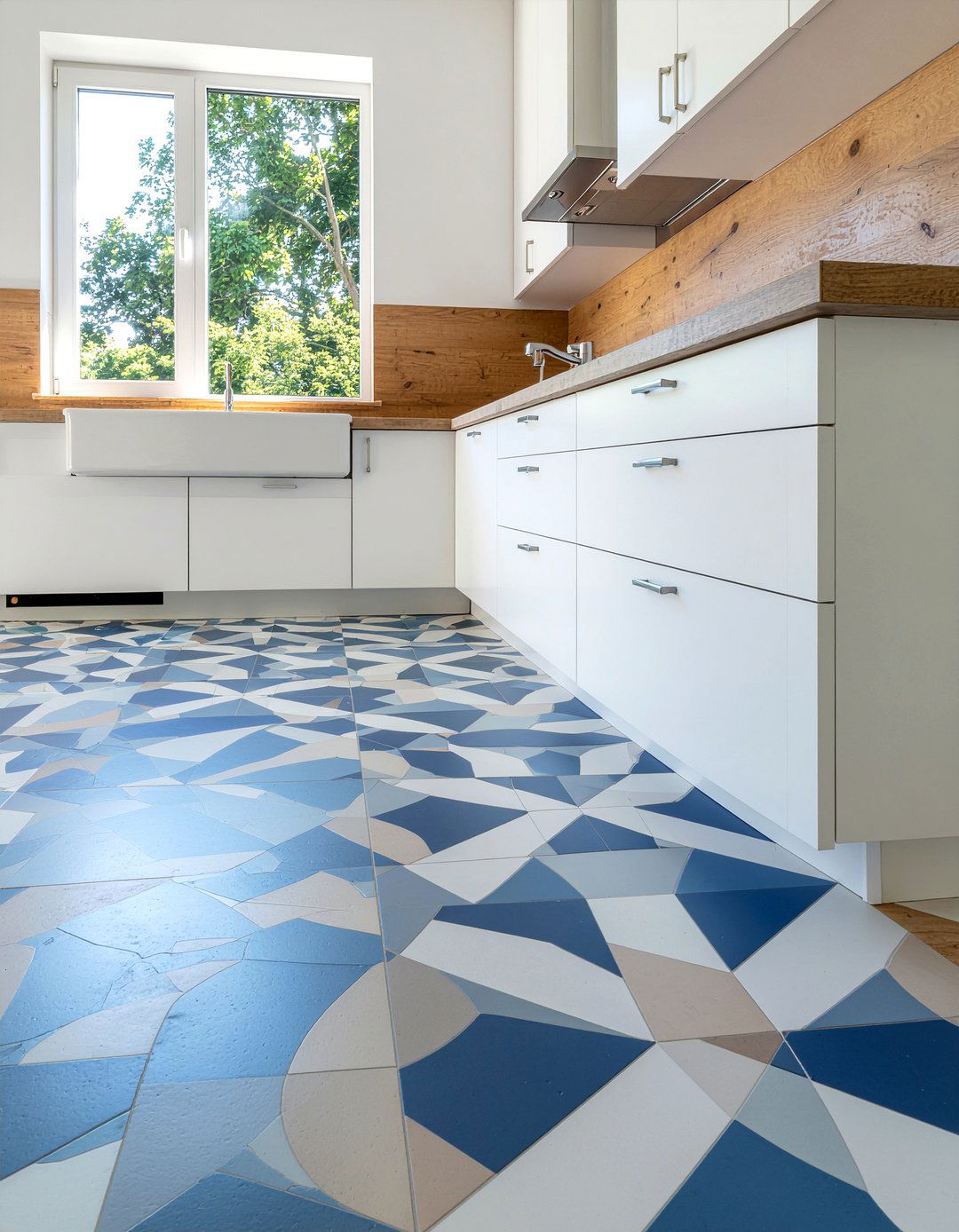Colorful Kitchen Floor Tile - 30 kitchen trendy element ideas