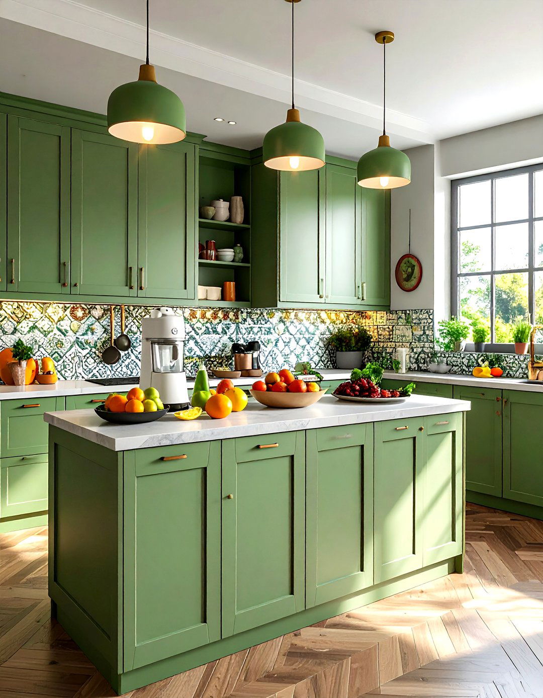 Colorful Kitchen Juice Bar - 30 kitchen juice bar ideas