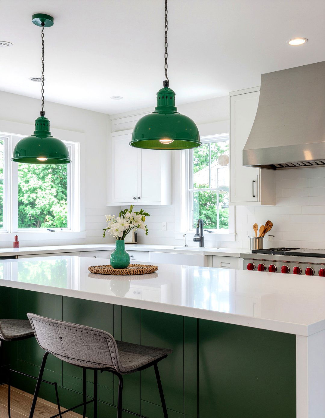 Colorful Kitchen Pendant Lights - 30 modern pendant kitchen ideas
