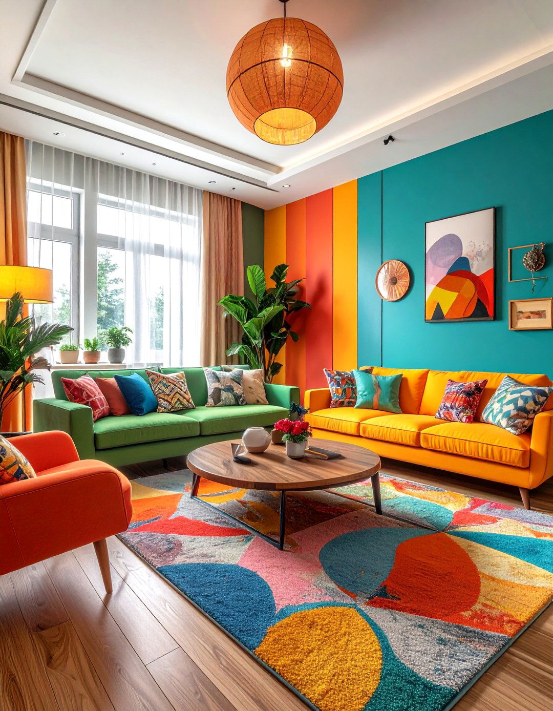 Colorful Living Room - 30 living room ideas