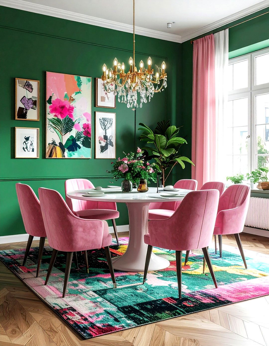 Colorful Maximalist Dining Room - 30 Brooklyn dining room ideas
