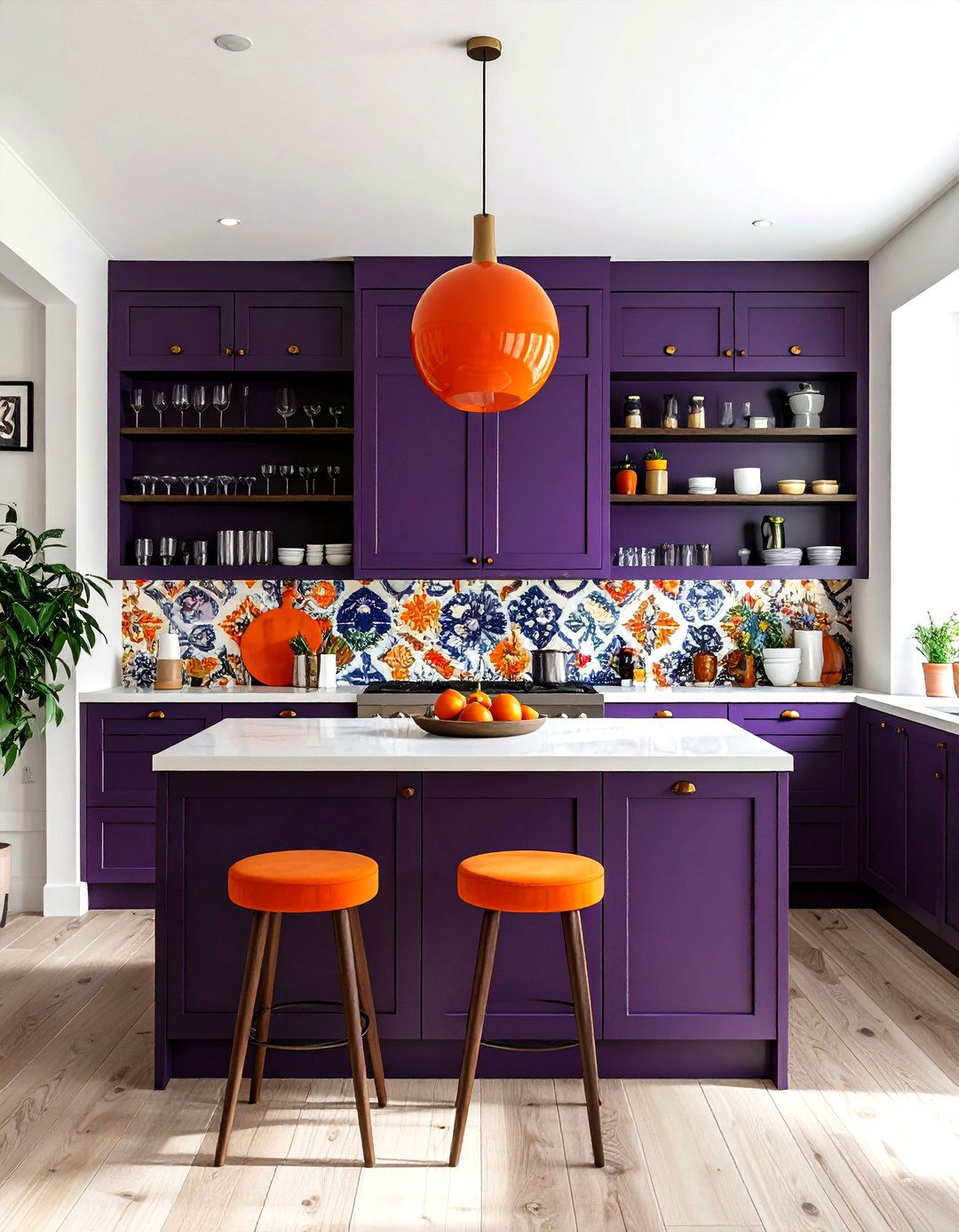 Colorful Maximalist Kitchen - 30 kitchen personality ideas