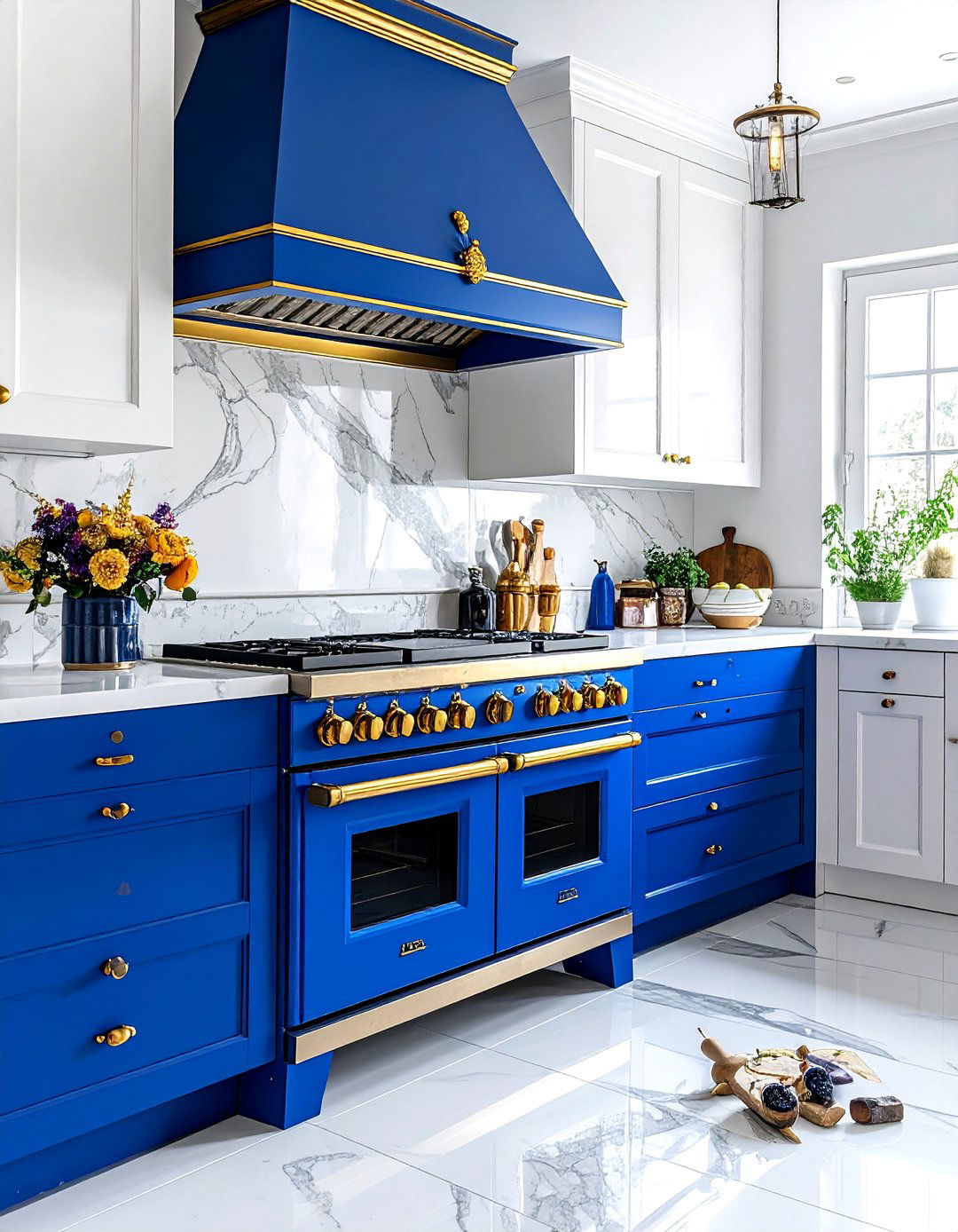 Colorful Range Stove - 30 ultimate kitchen ideas