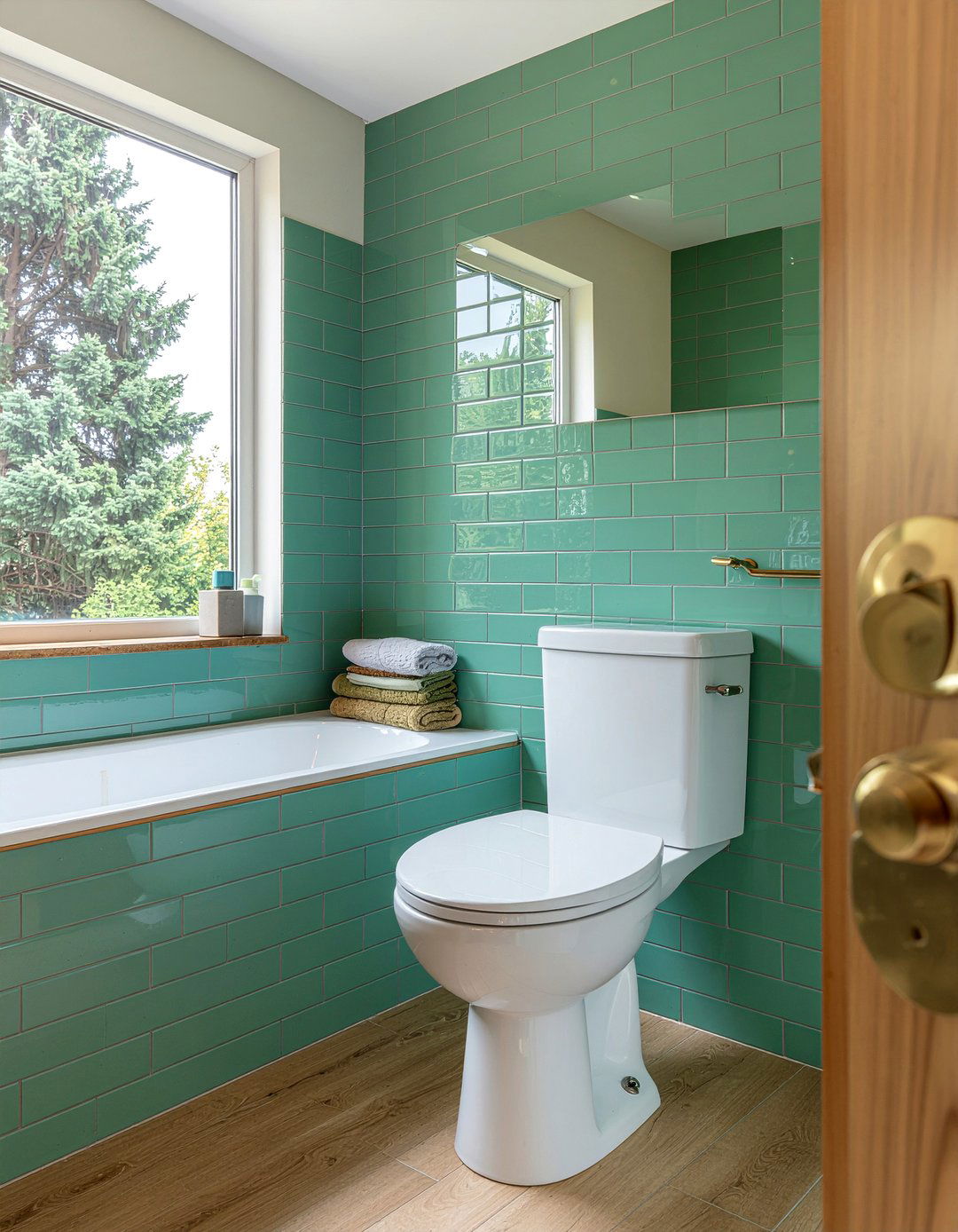 Colorful Tile Bathroom - 30 bathroom inspo ideas