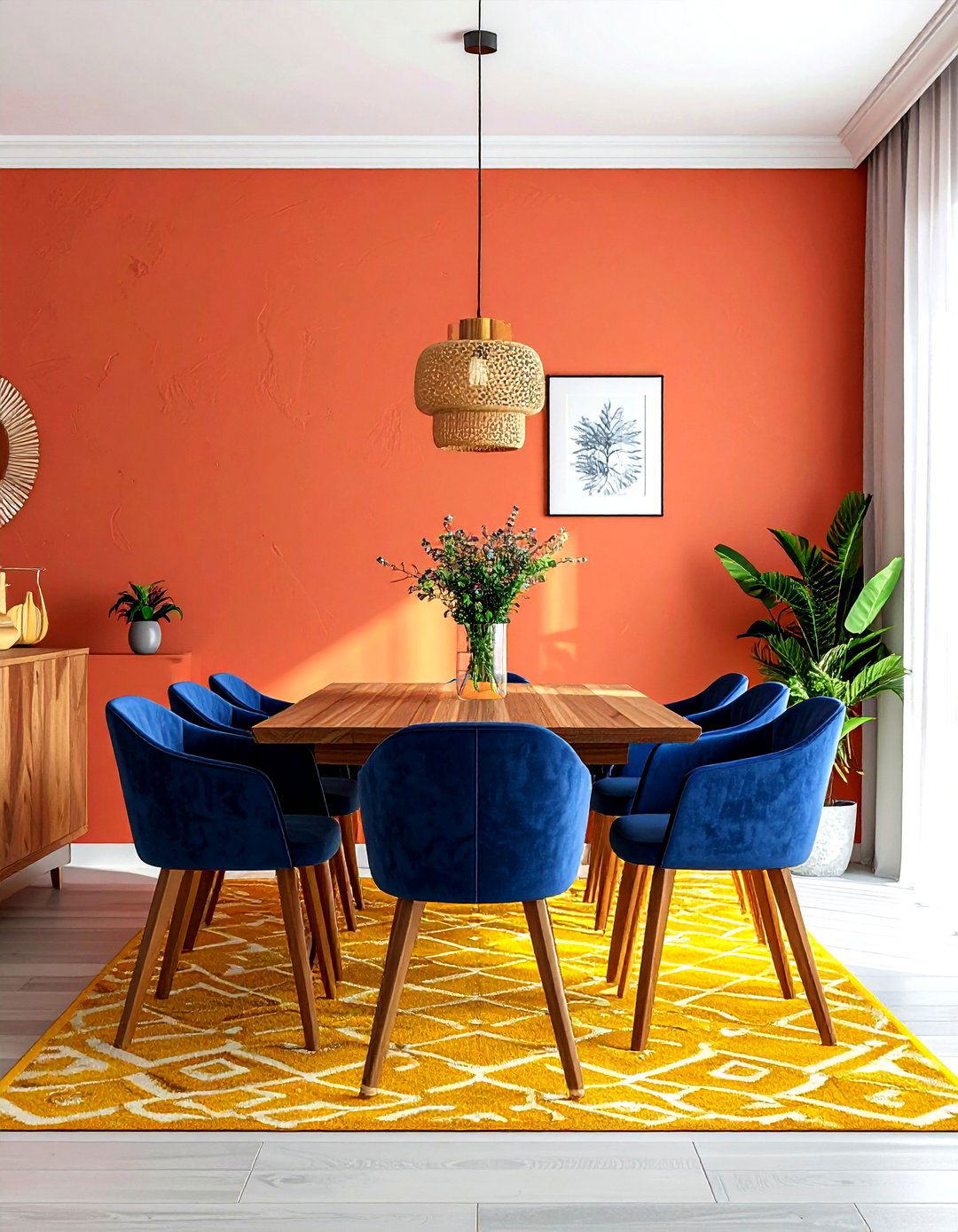 Colorful dining room - 30 dining room room settings
