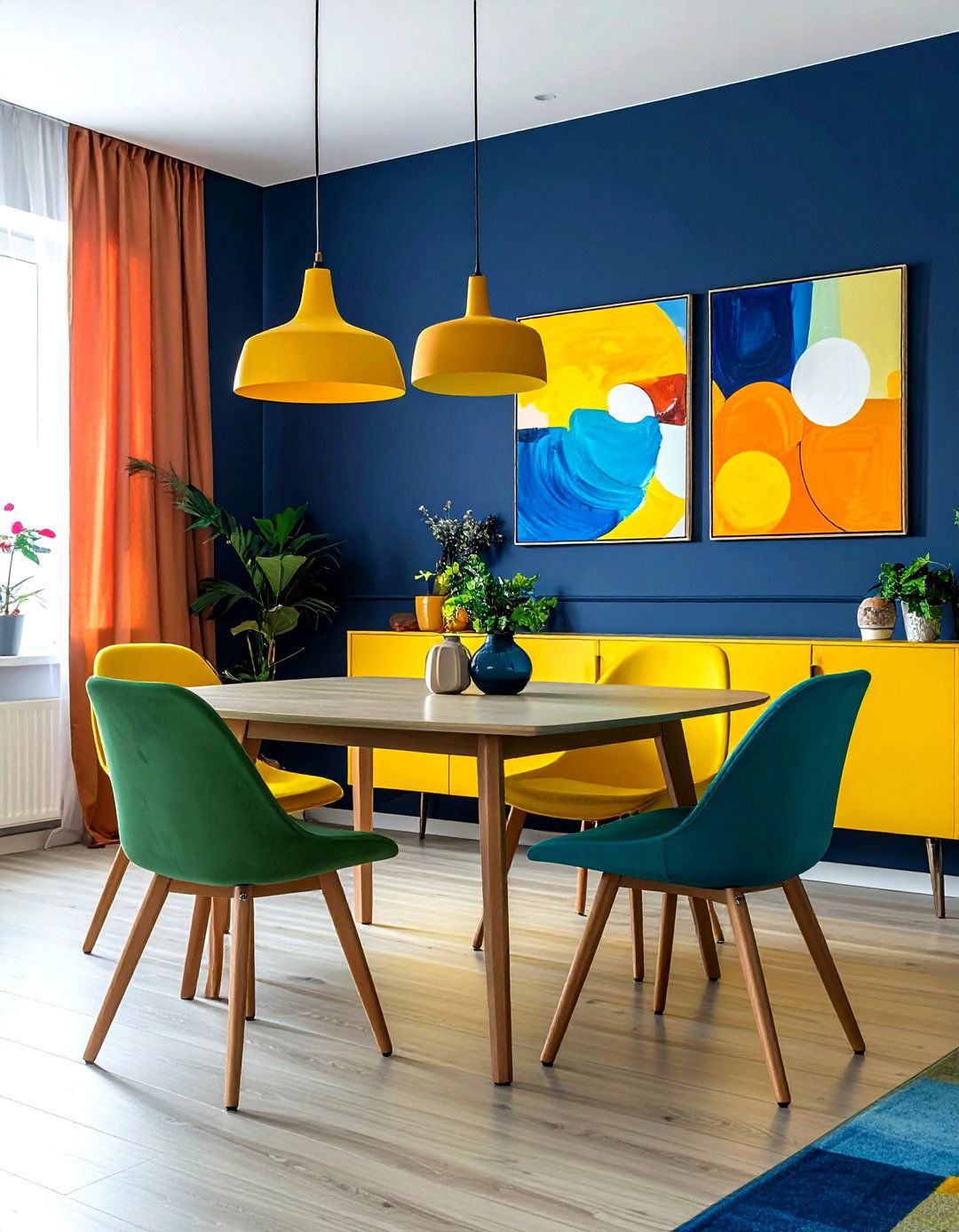 Colorful dining room - 30 casual dining room ideas