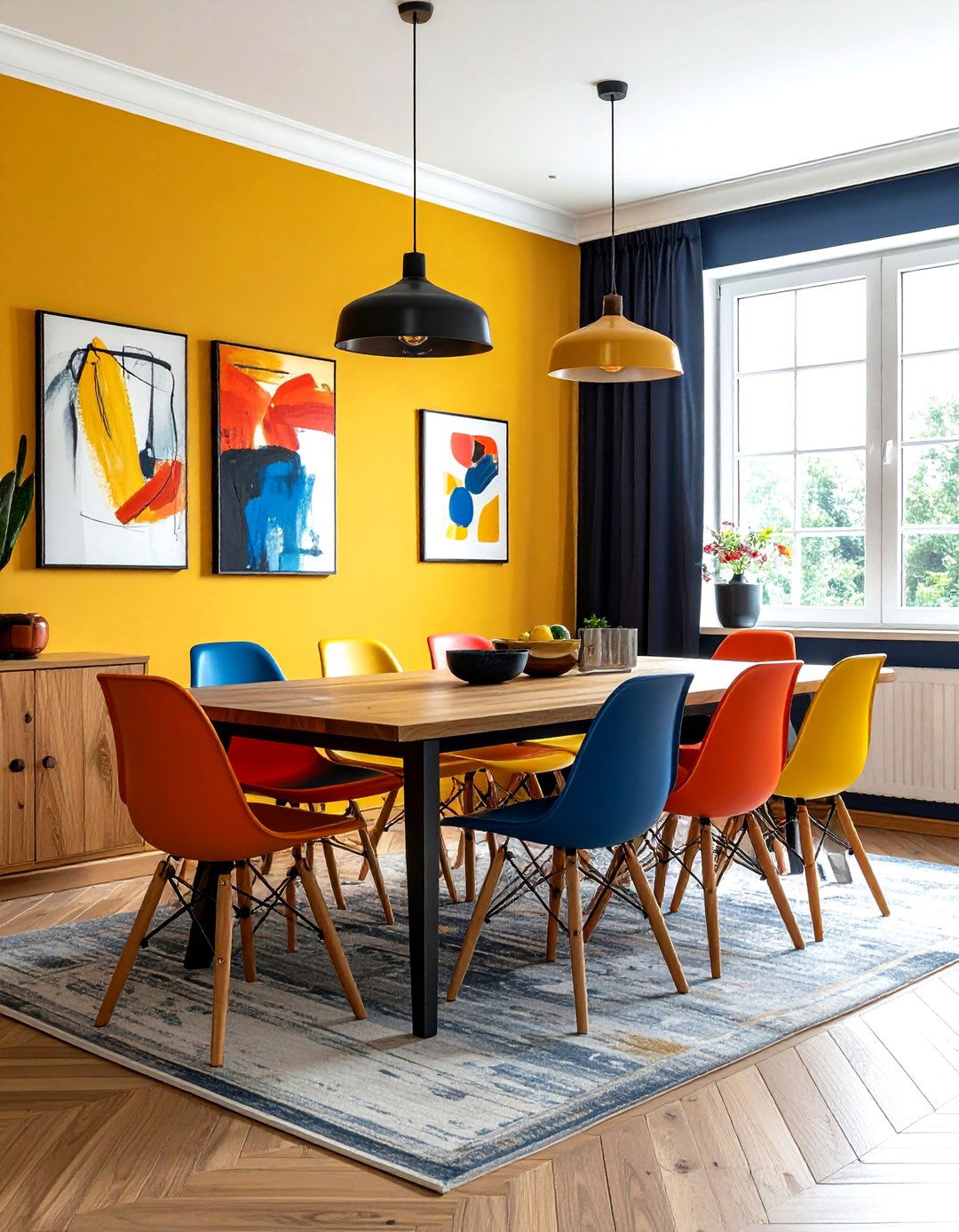 Colorful dining room - 30 stylish dining room ideas