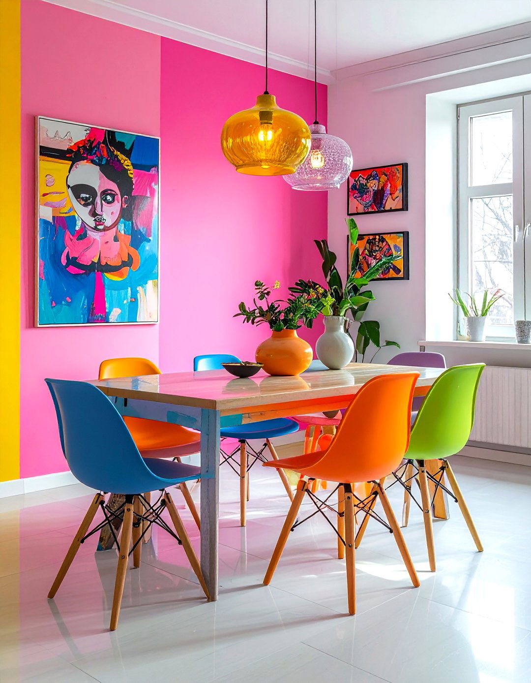 Colorful dining room - 30 viral dining room ideas