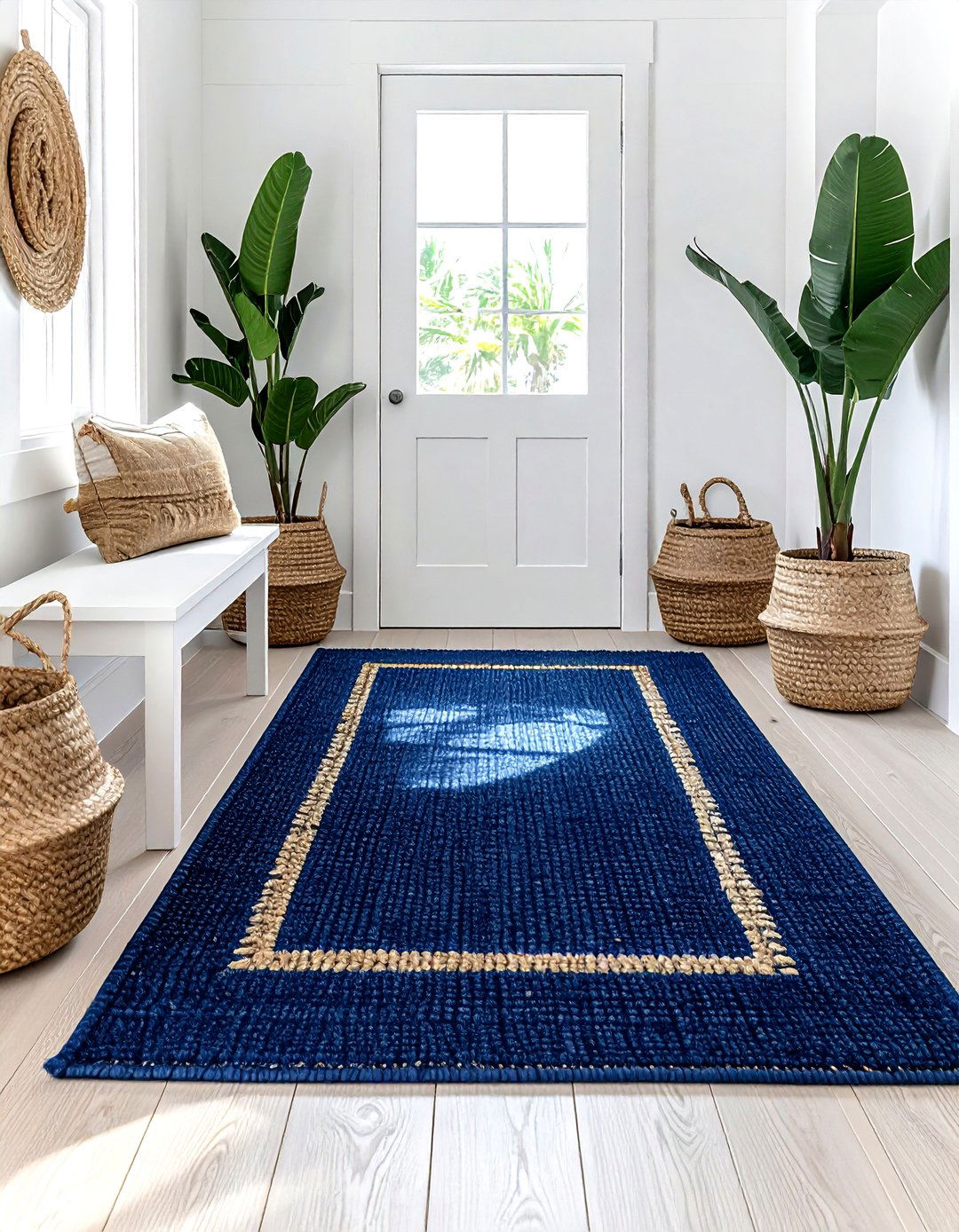 Colorful jute rug - 30 colorful rug ideas