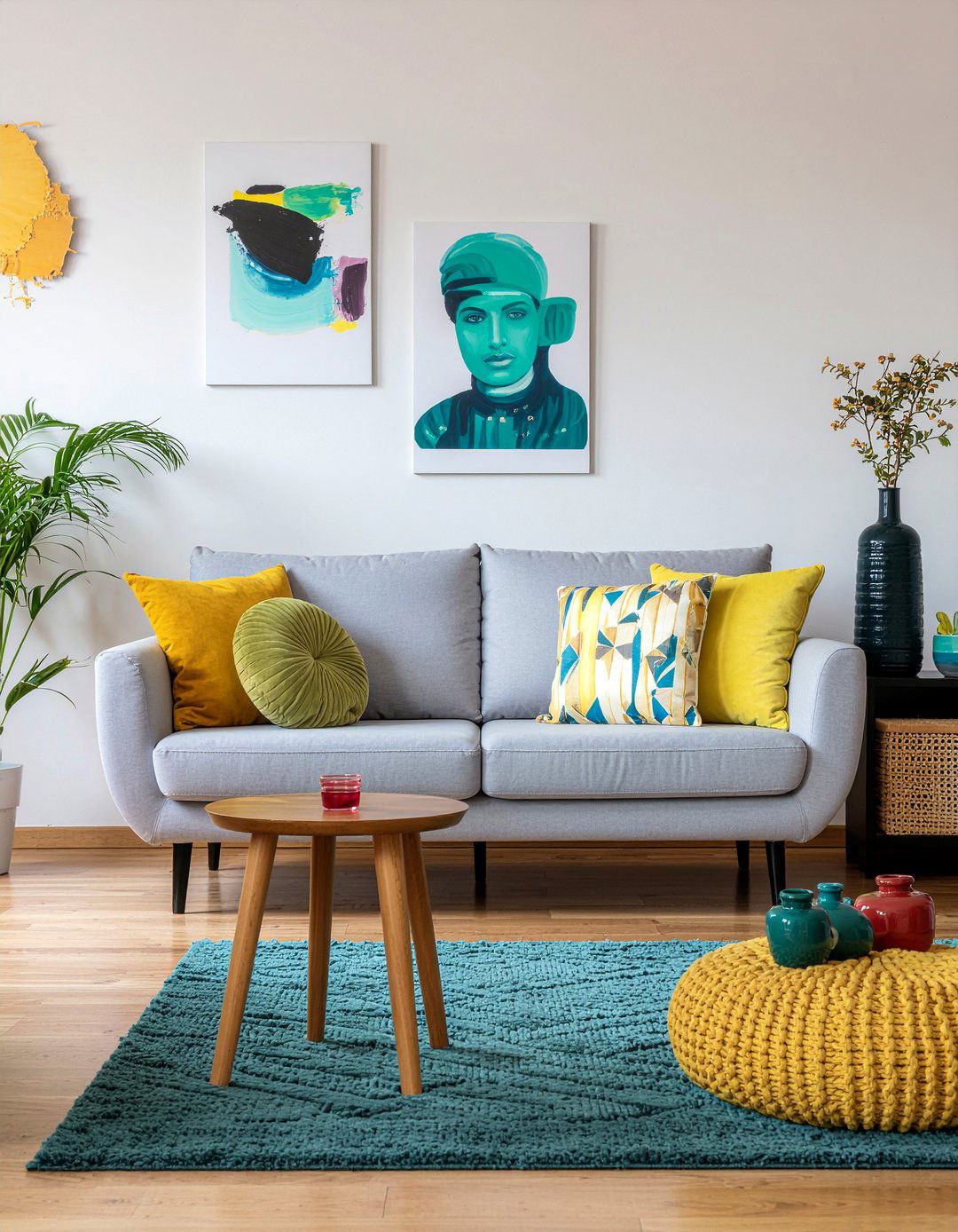 Colorful living room accents - 30 move in ready living room ideas