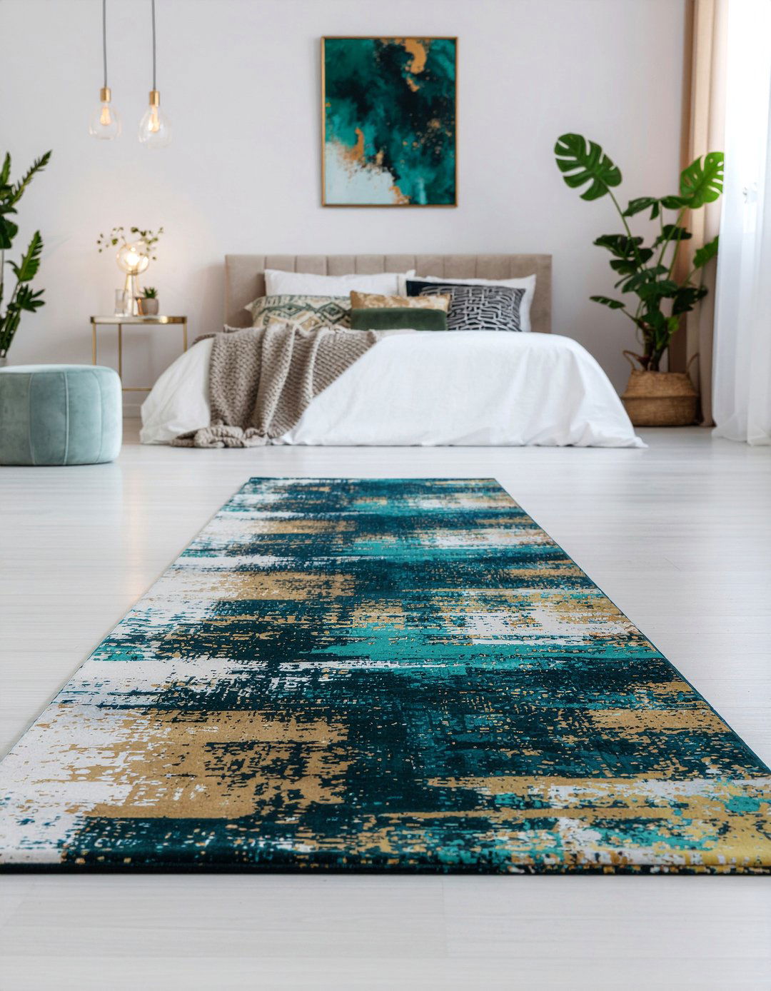 Colorful runner rug - 30 bedroom runner rugs