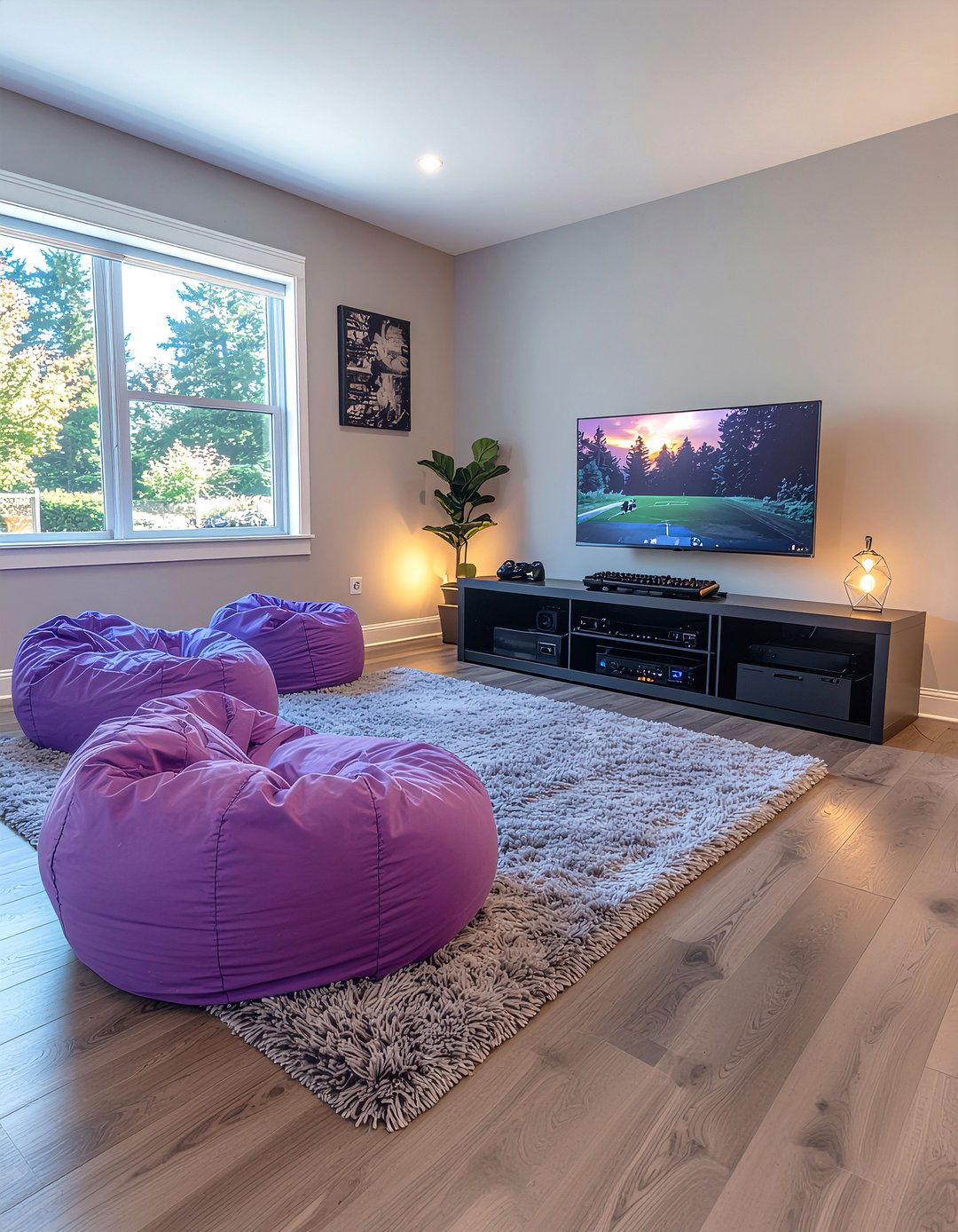 Comfortable Console Gaming Area - 30 esports bedroom ideas