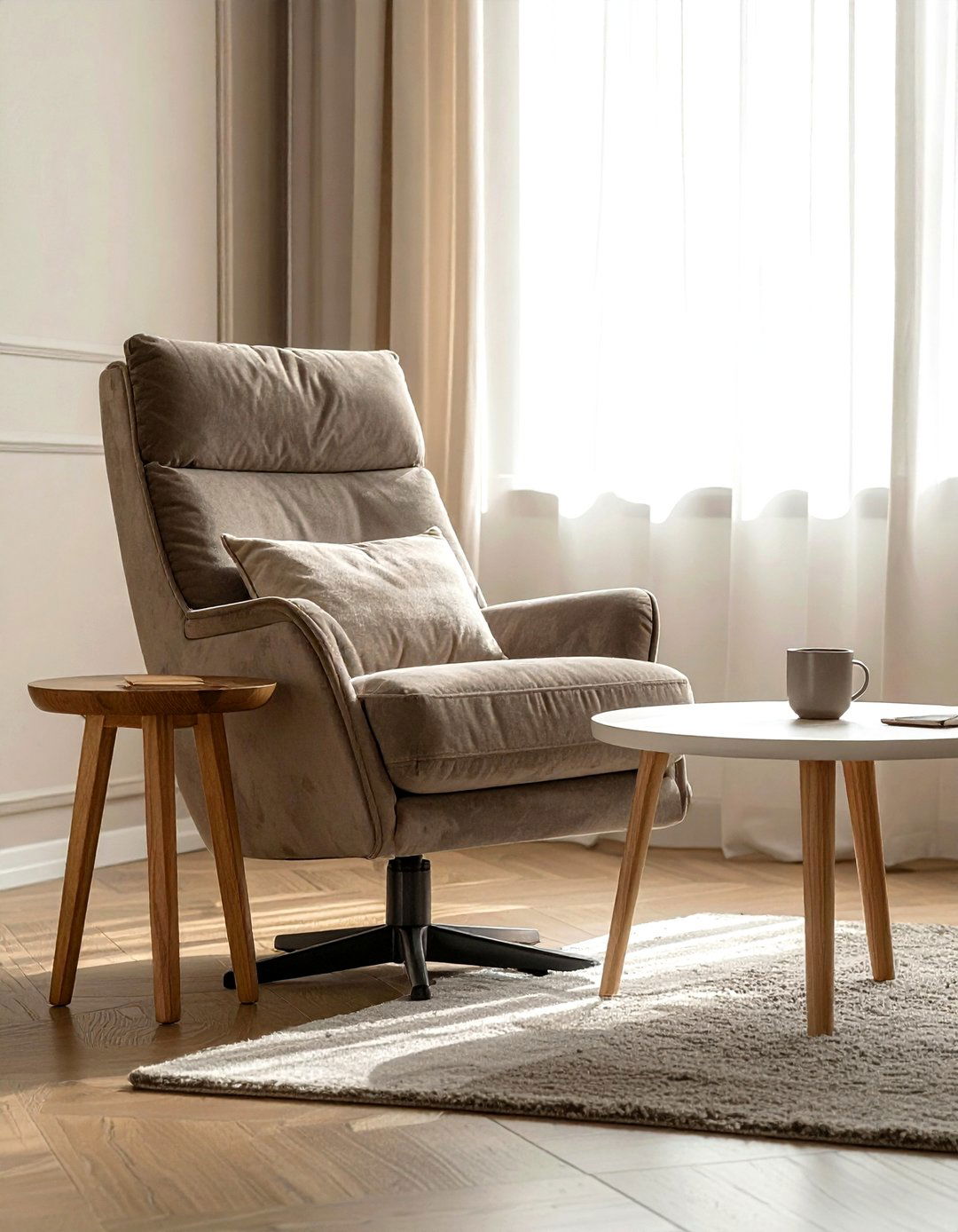 Comfy swivel chair - 30 living room swivel chairs