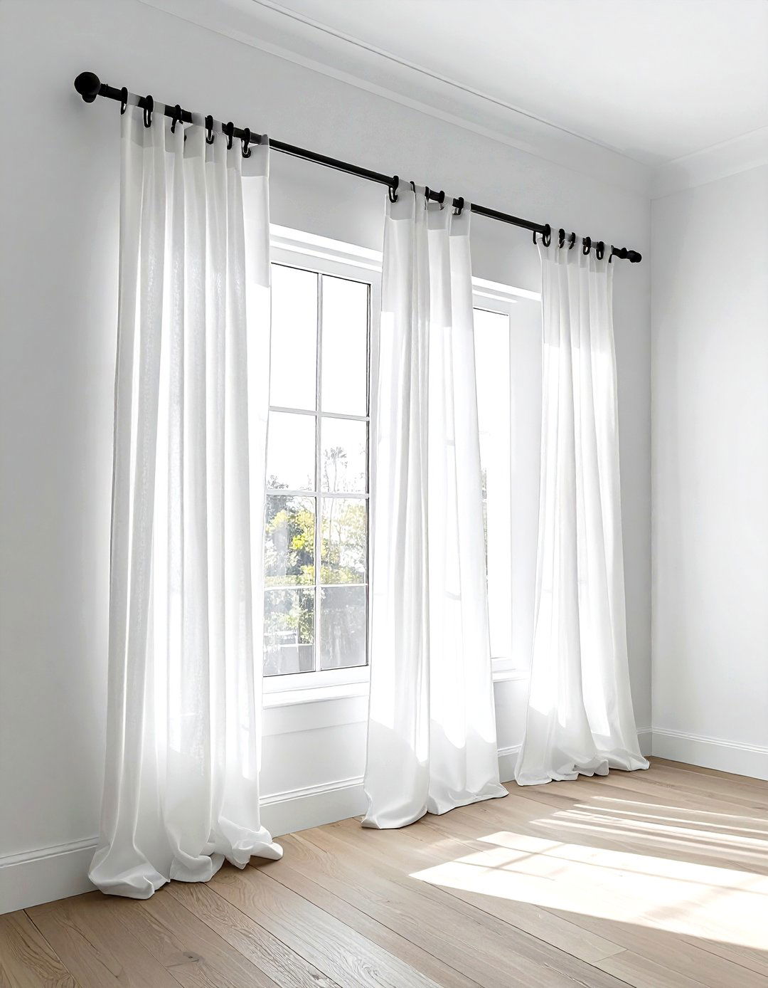 Command Hook Curtain Rods - 30 decorating hacks