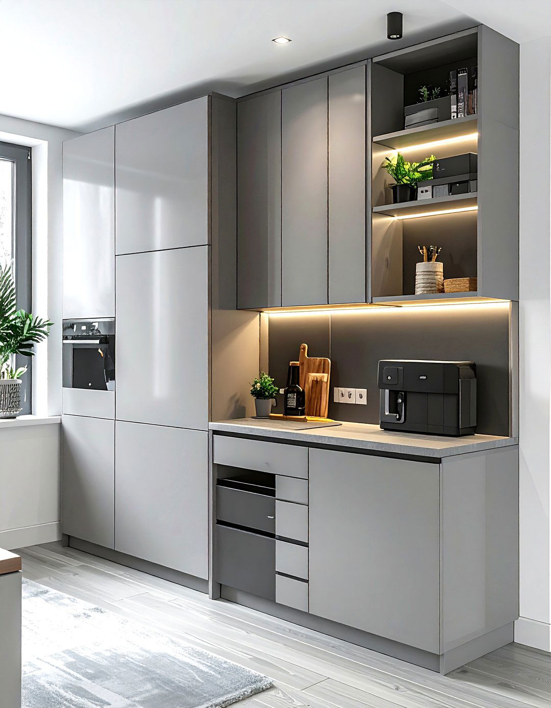 Command center cabinet - 30 kitchen cabinet storage ideas