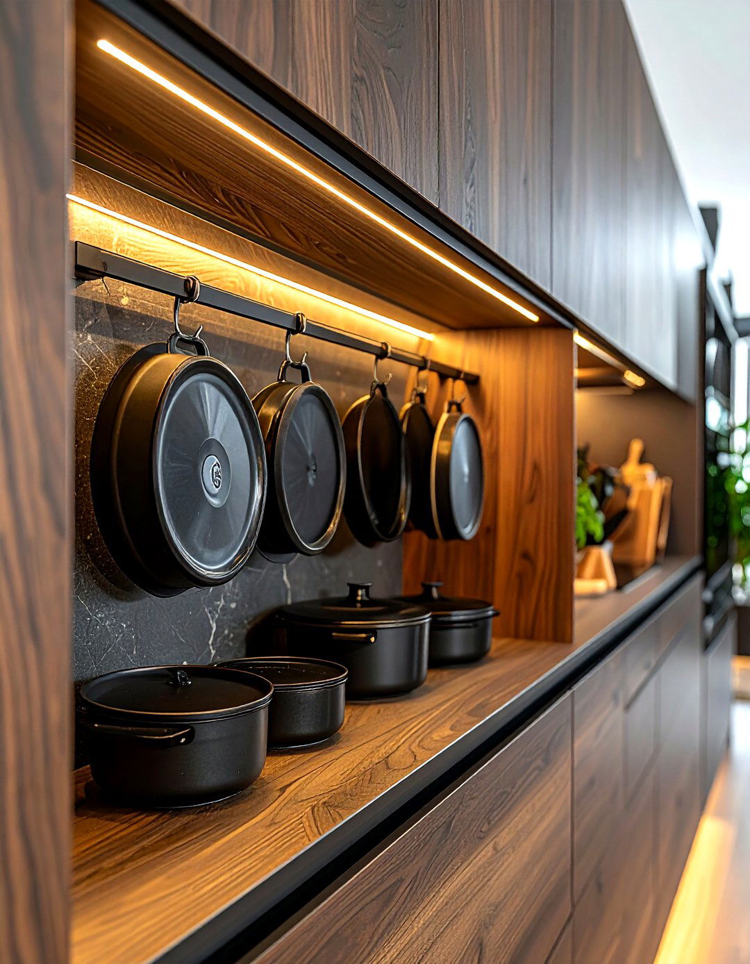 Command hook lid organizer - 30 kitchen space saving ideas