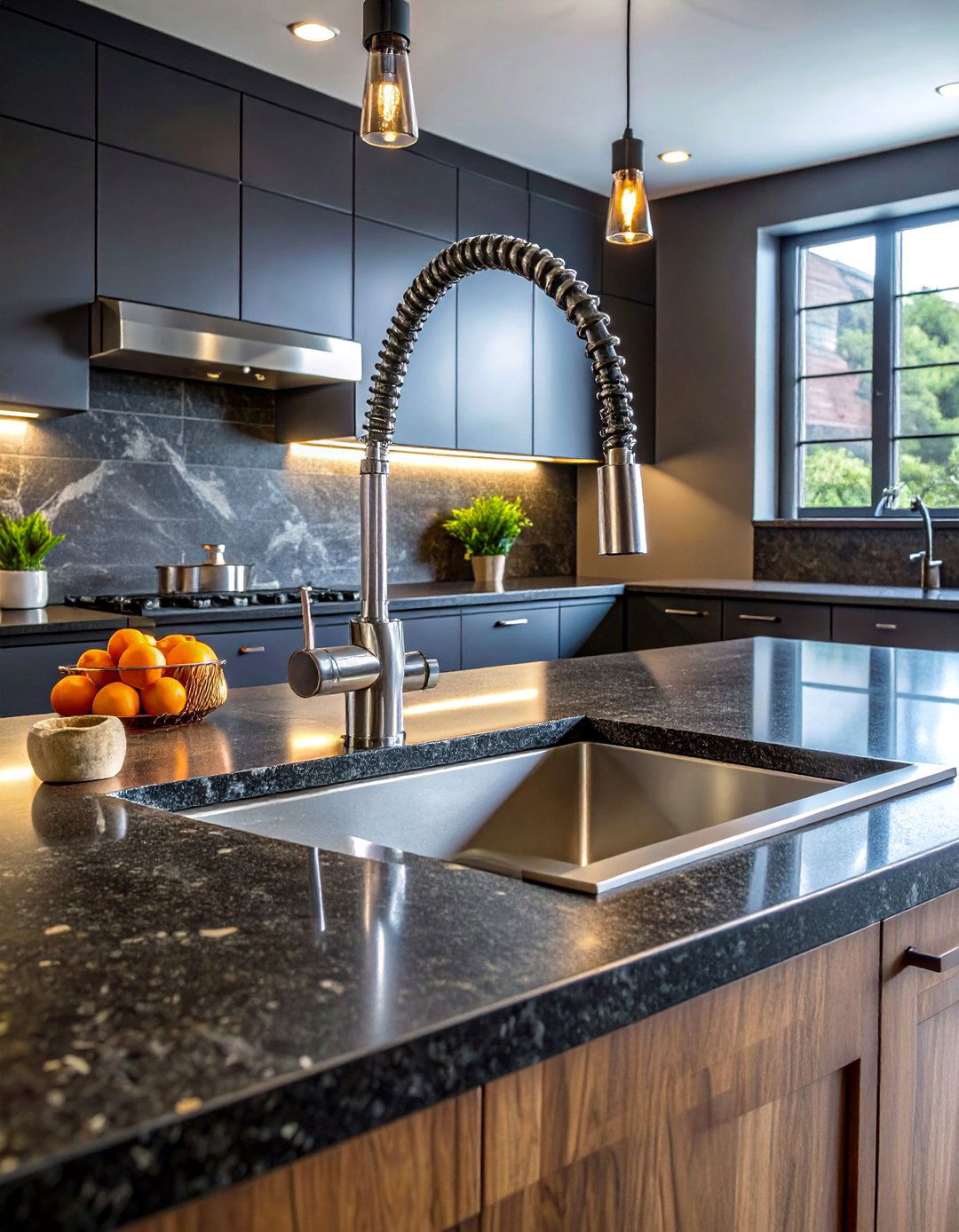 Commercial Style Kitchen Faucet - 30 touchless faucet ideas